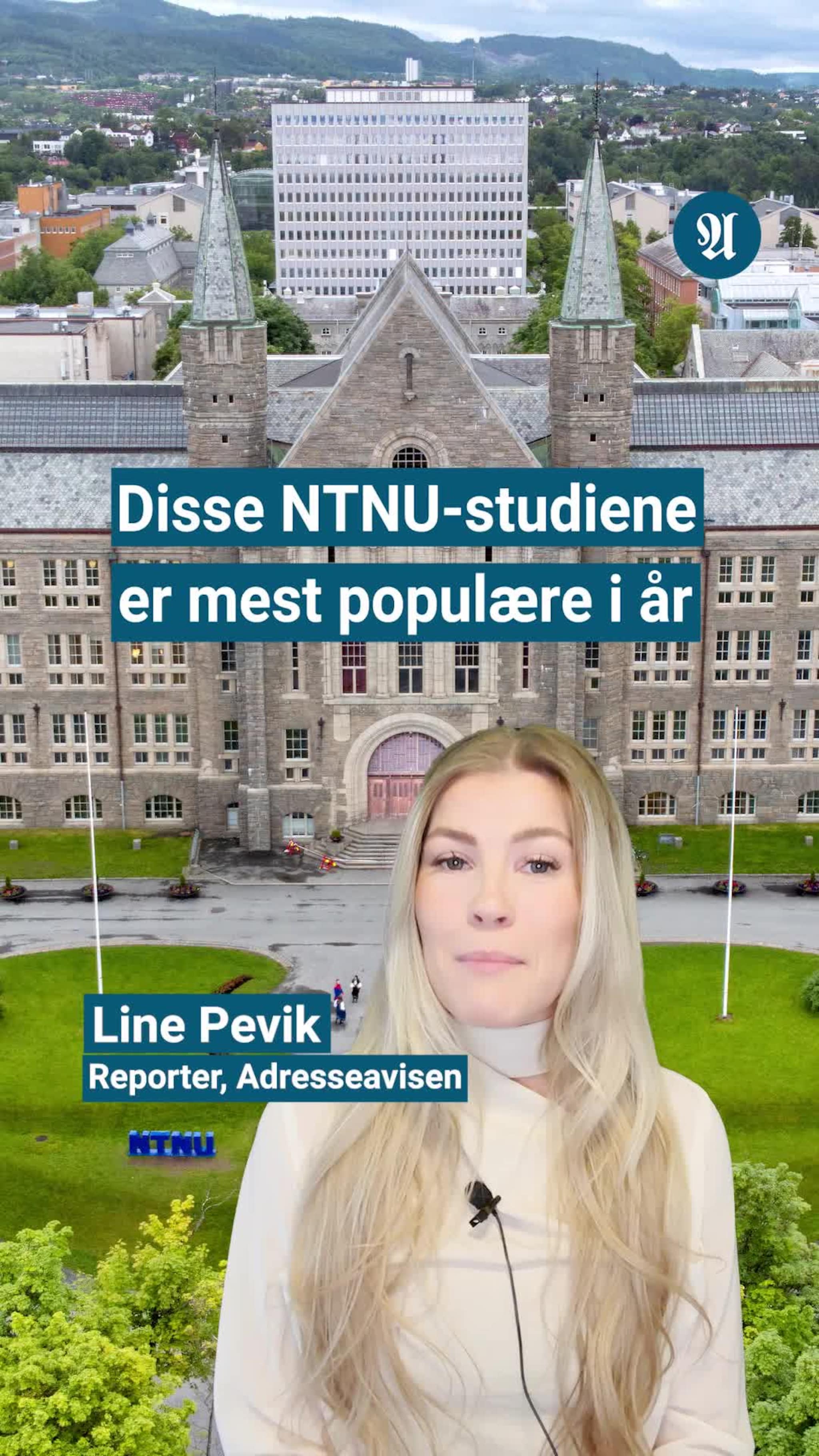 Disse NTNU-studiene er mest populære i år