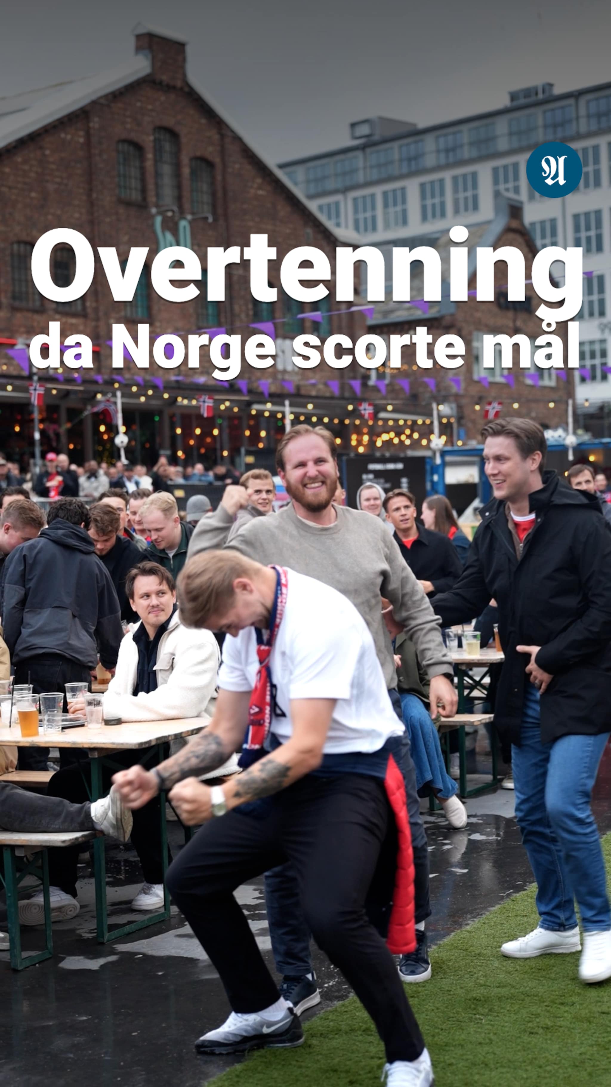 Norge scorte mål mot Frankrike