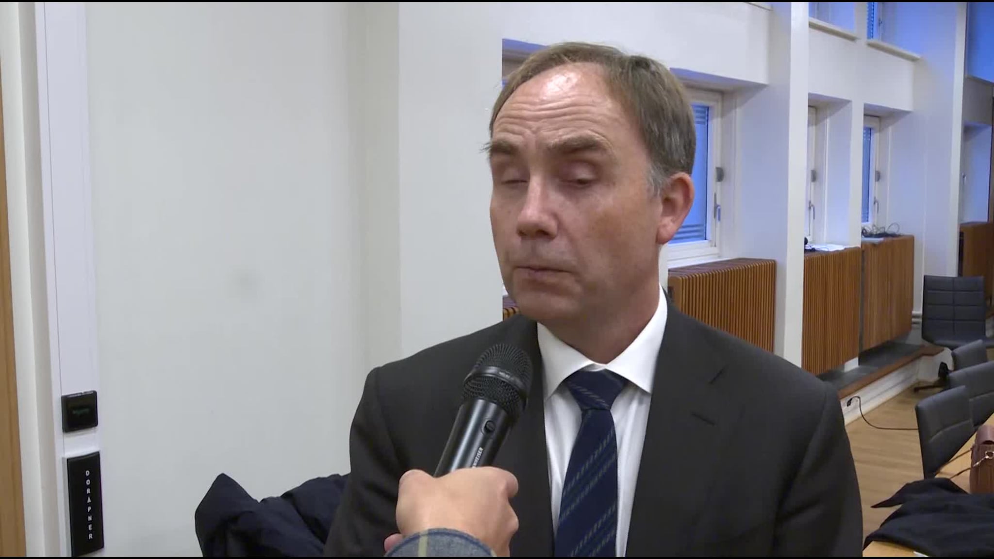 Lars Marius Heggberget etter sluttprosedyrene