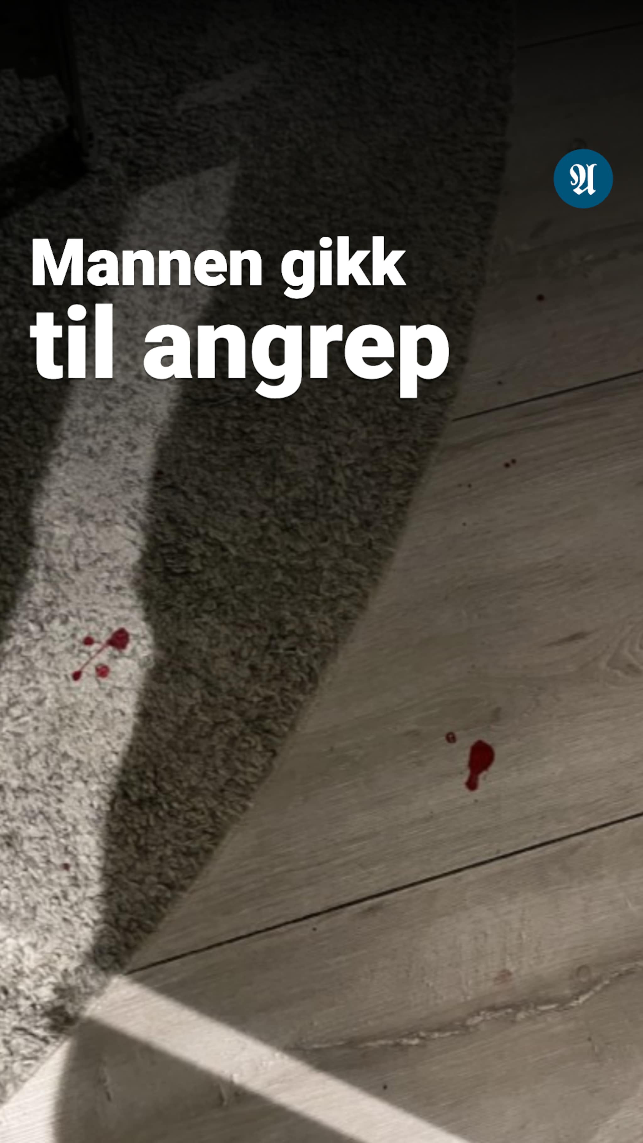Mannen gikk til angrep