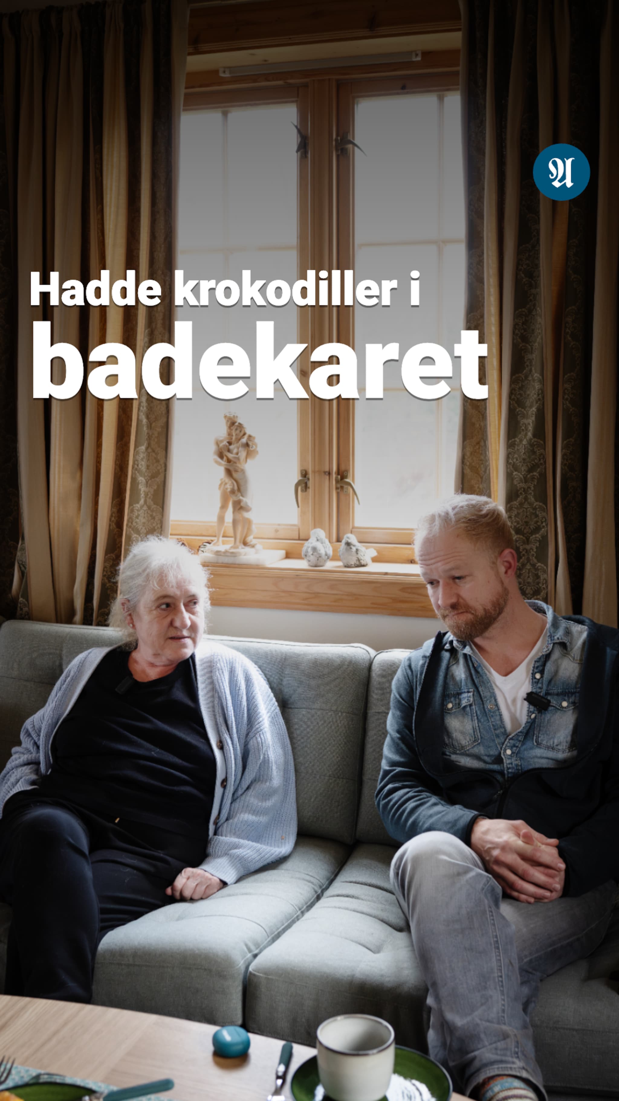 Fant tre meter lang slange på kjøkkenskapet