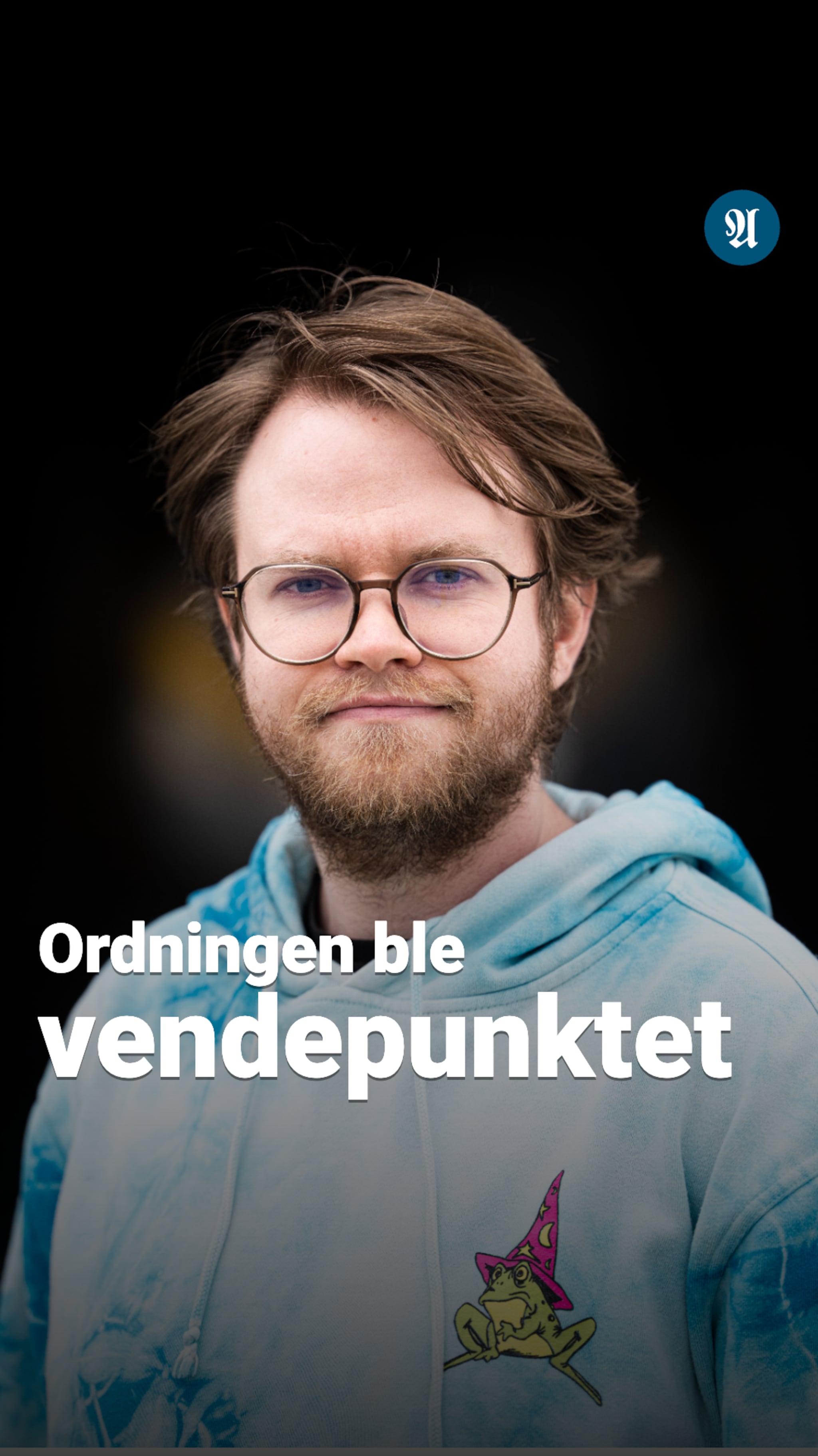 Marius fant fremtiden i toppen av trappa