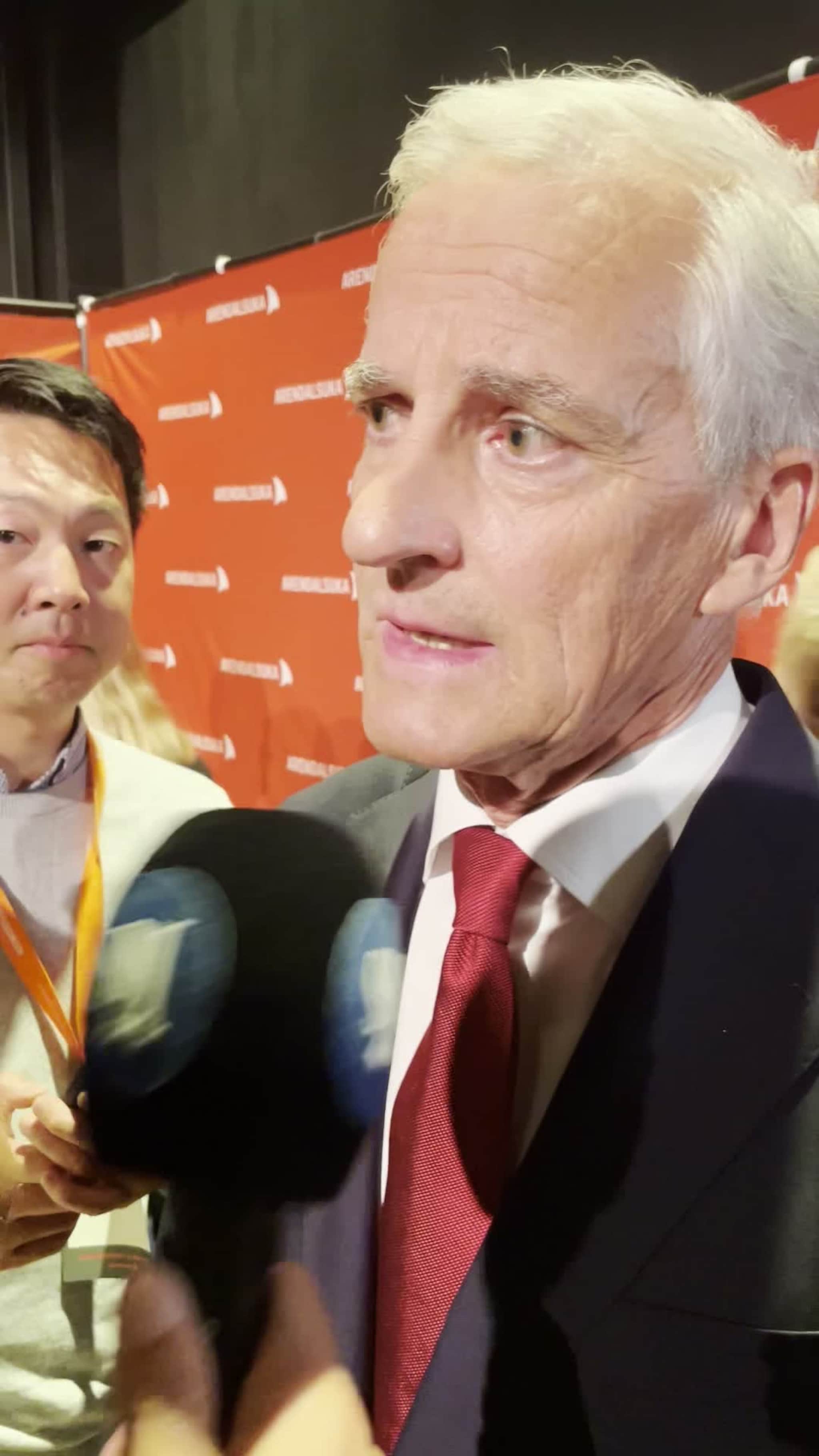 Støre etter partilederdebatten