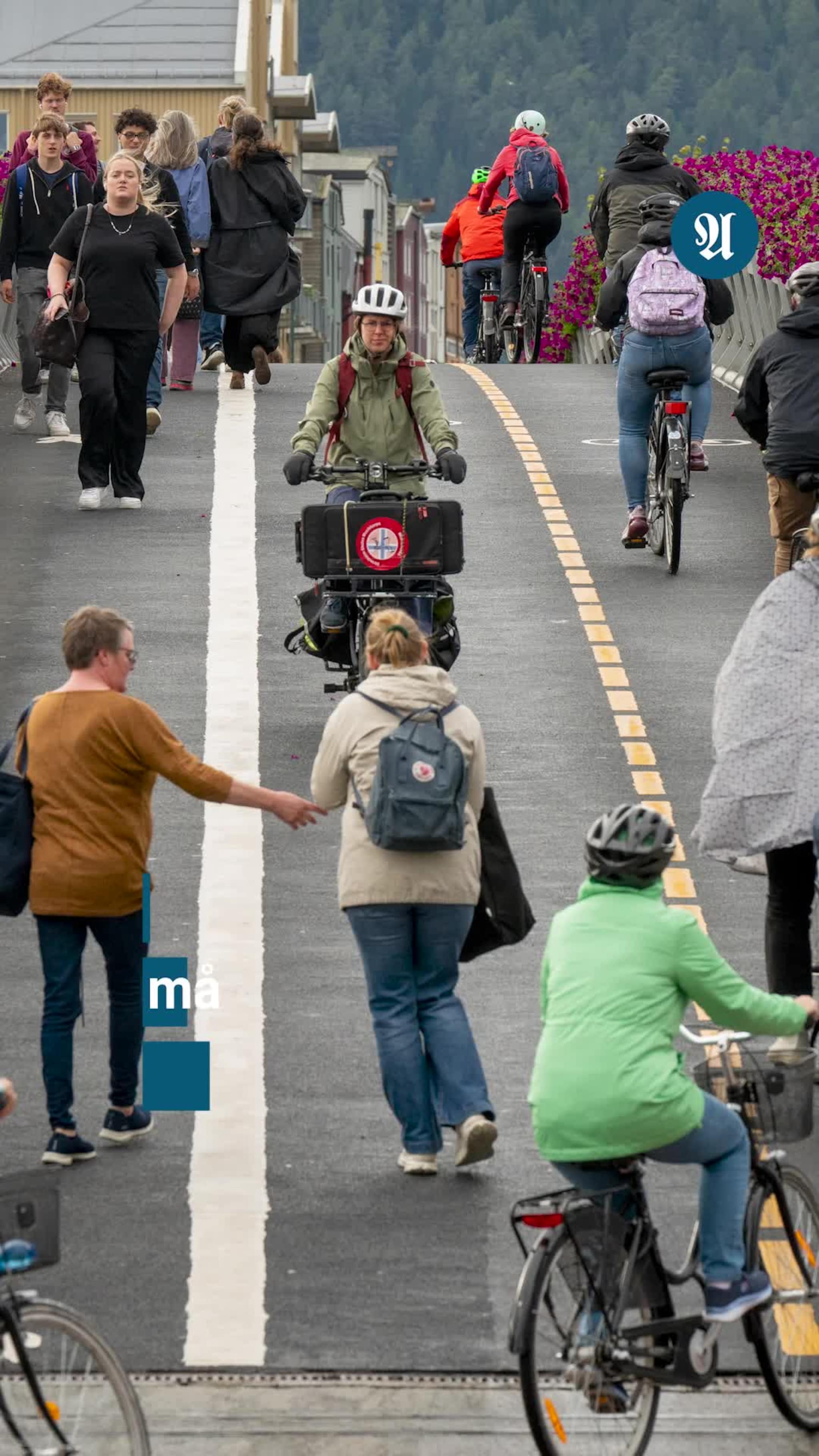 Reagerer på ny merking på Blomsterbrua