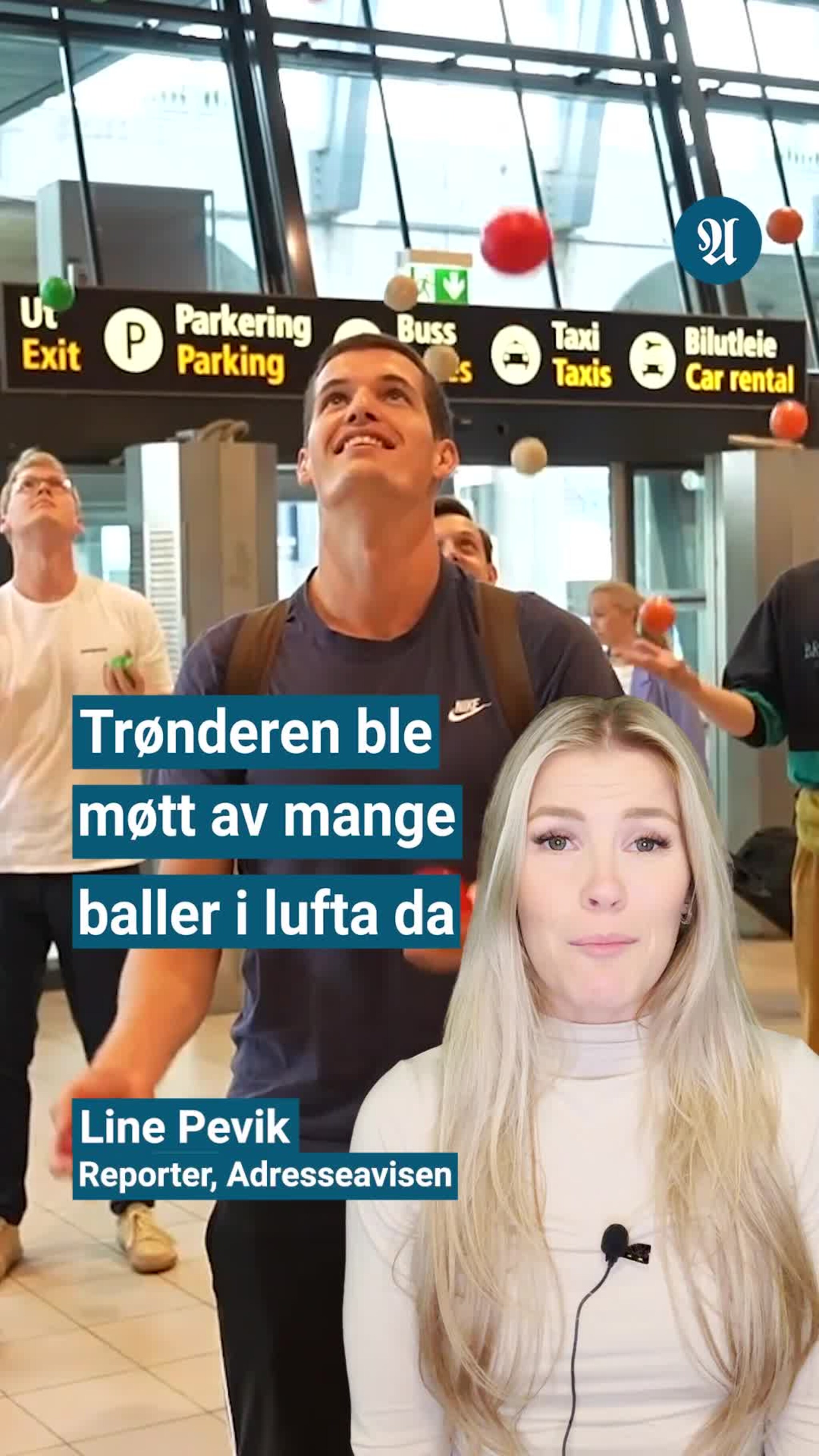 Tatt på senga da han kom til Værnes