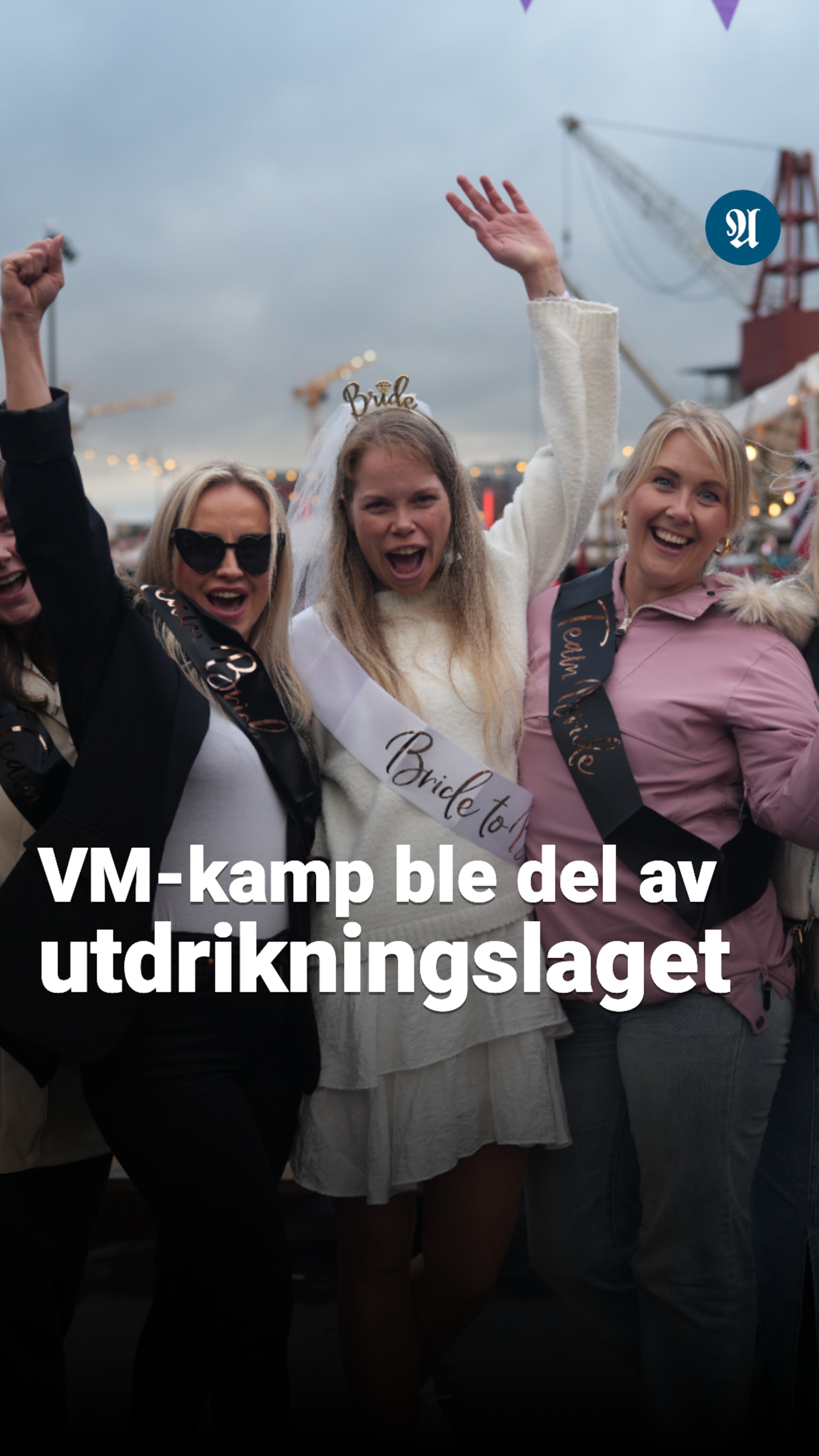 Tok med utdrikningslaget på kamp