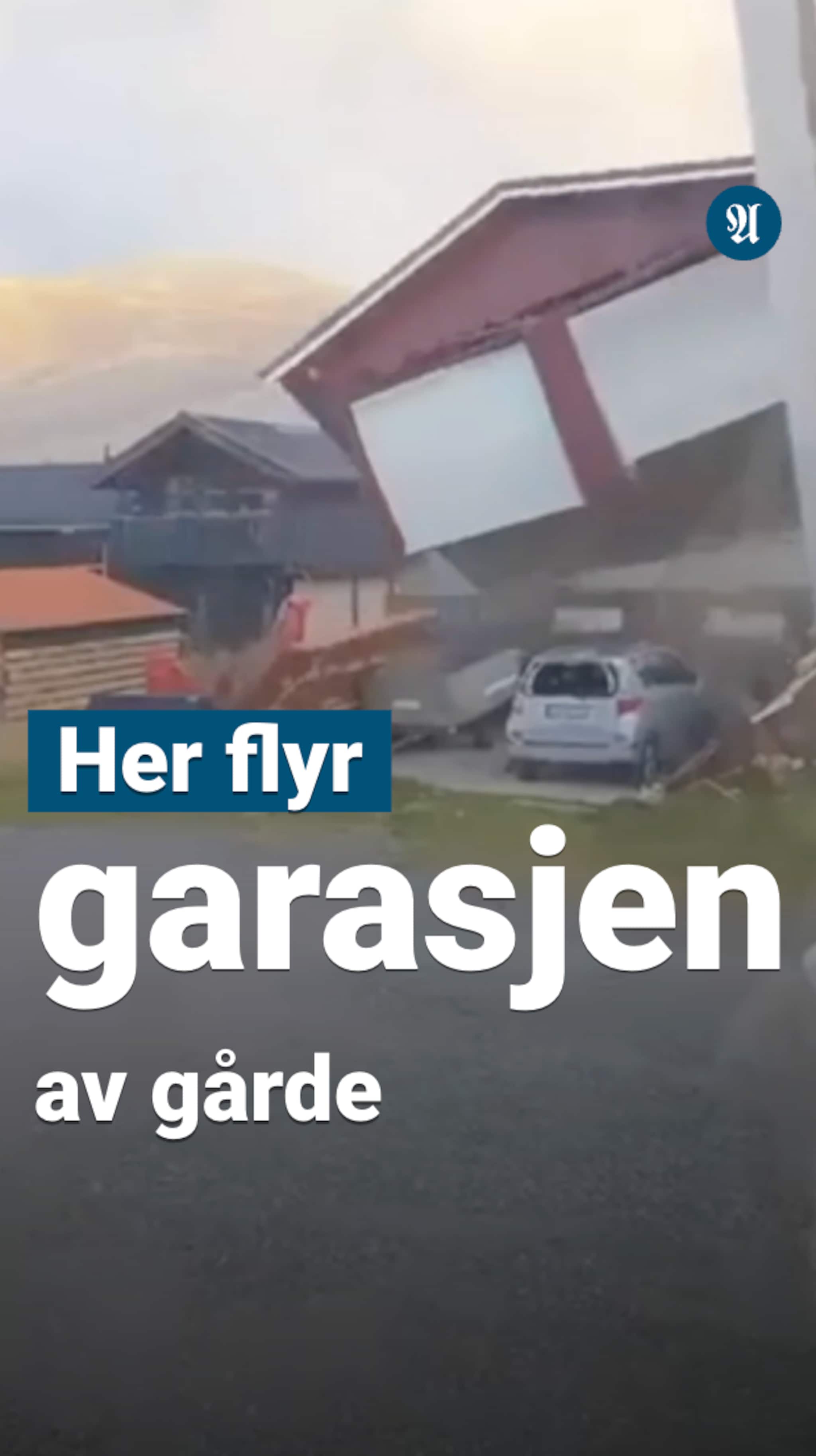 Her flyr garasjen avgårde