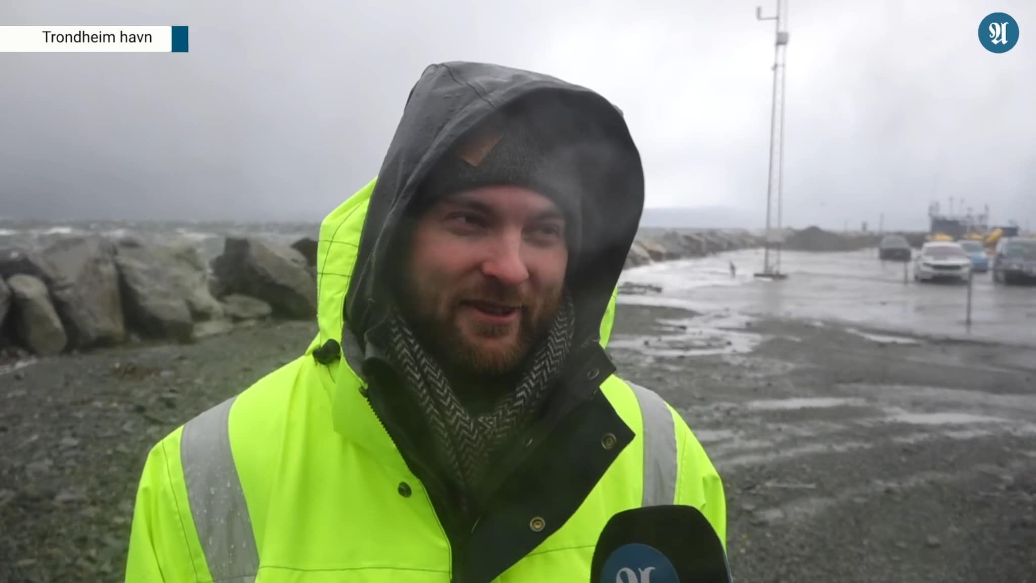 Uværet kommer til Trondheim