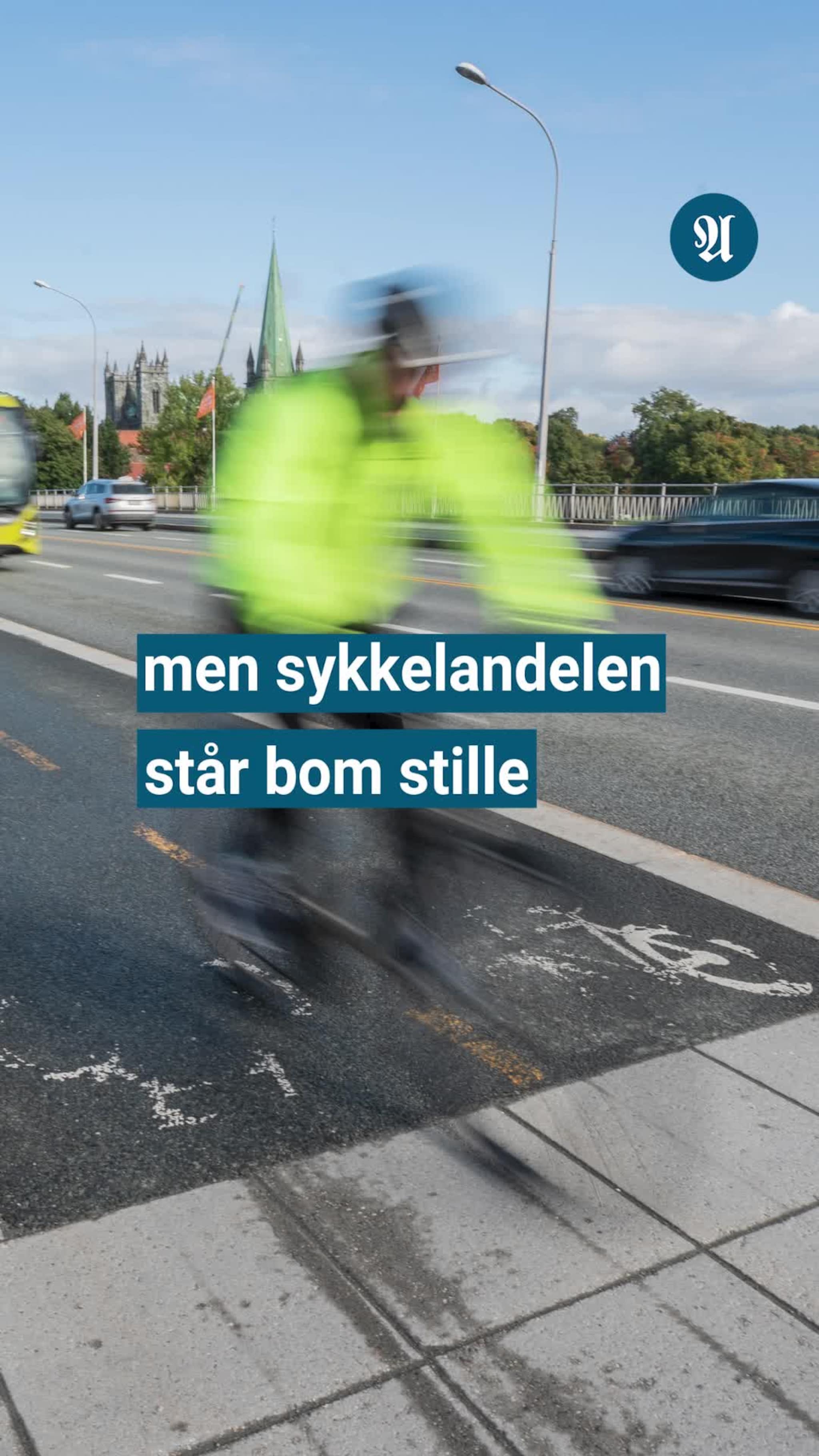 Sykkelandelen står bom stille