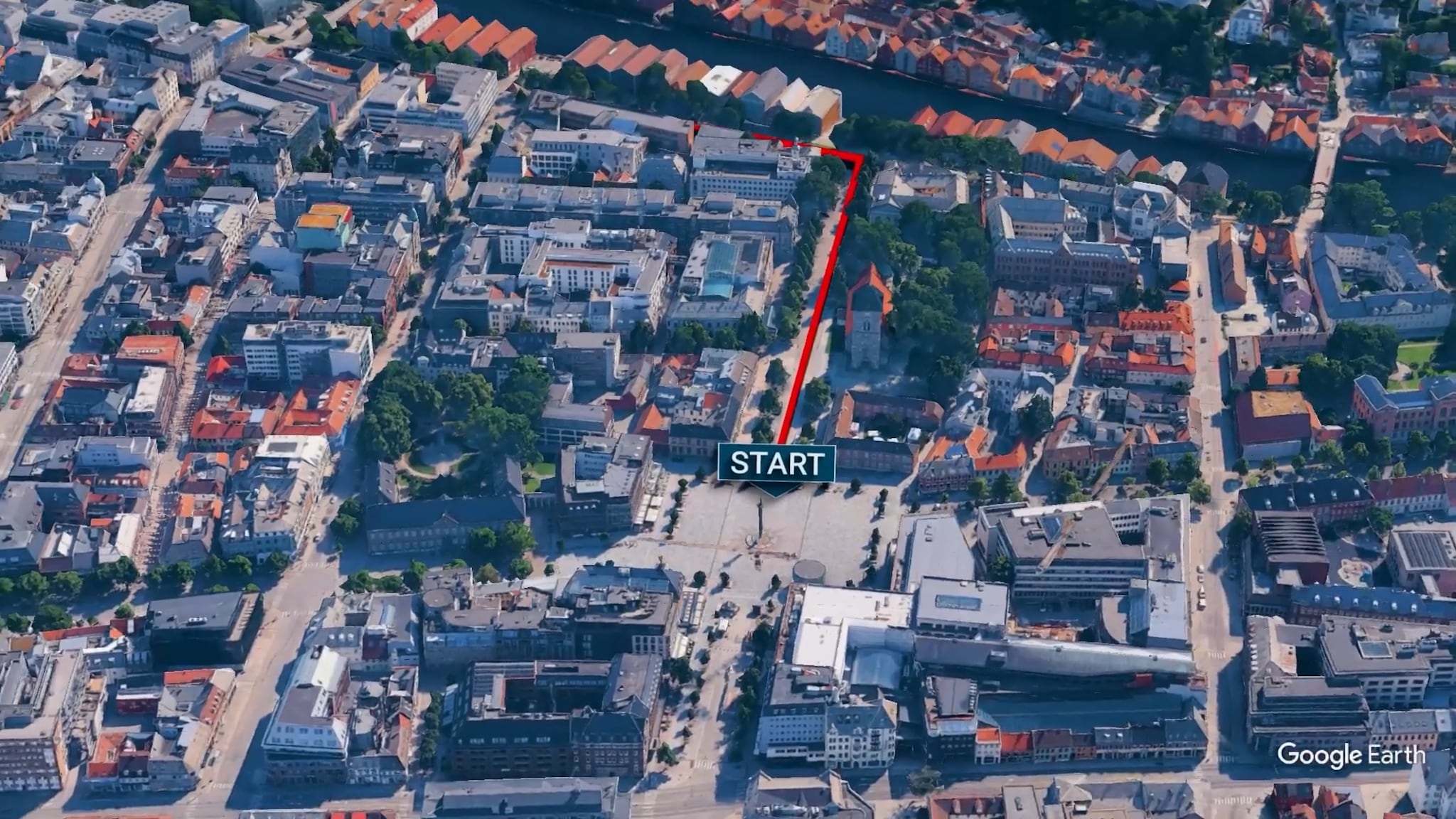 Dette er løypen for årets Trondheim Maraton