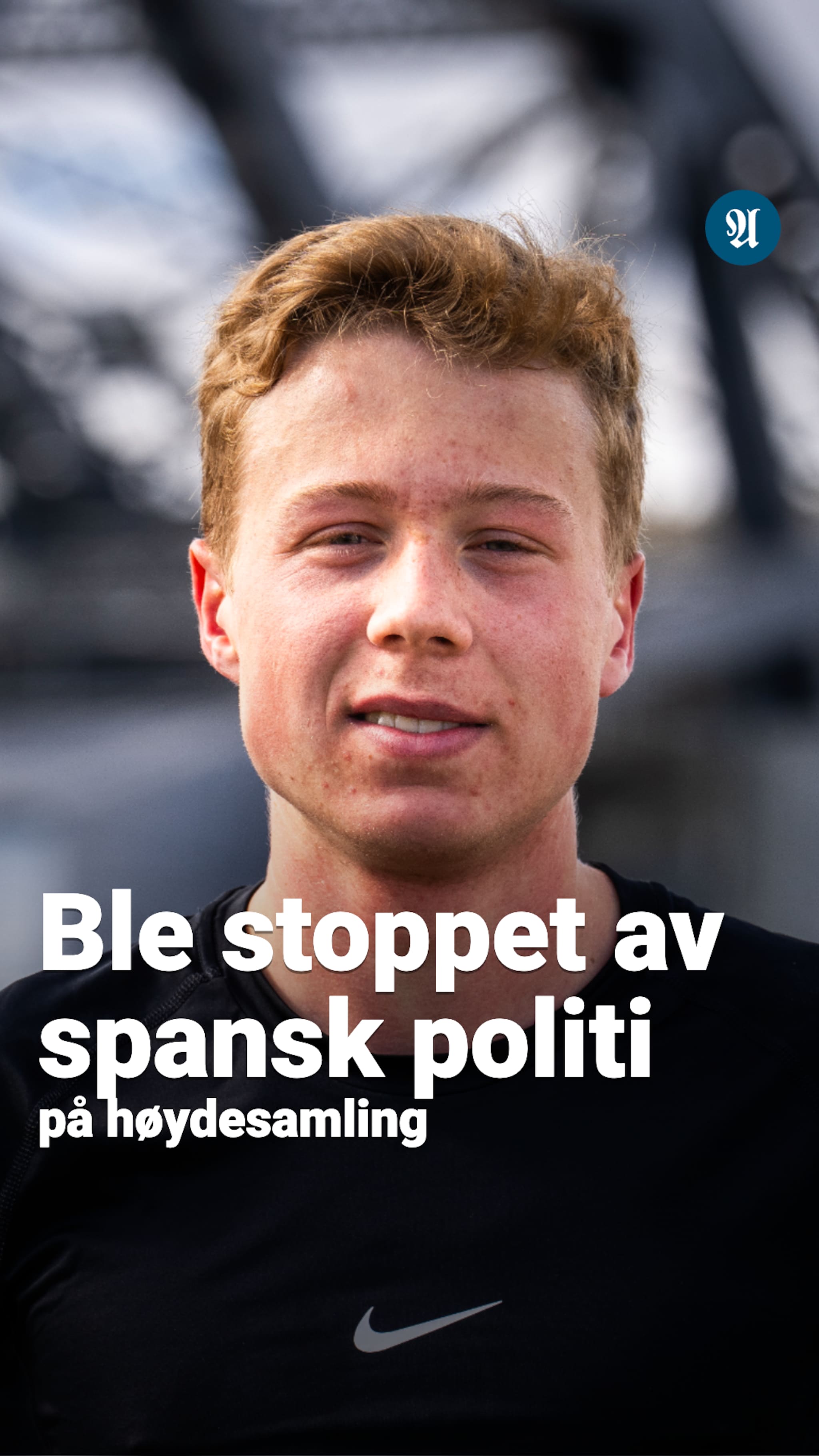 Ble stoppet av spansk politi på høydesamling