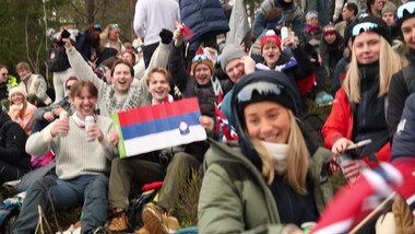 Carina i studentcampen