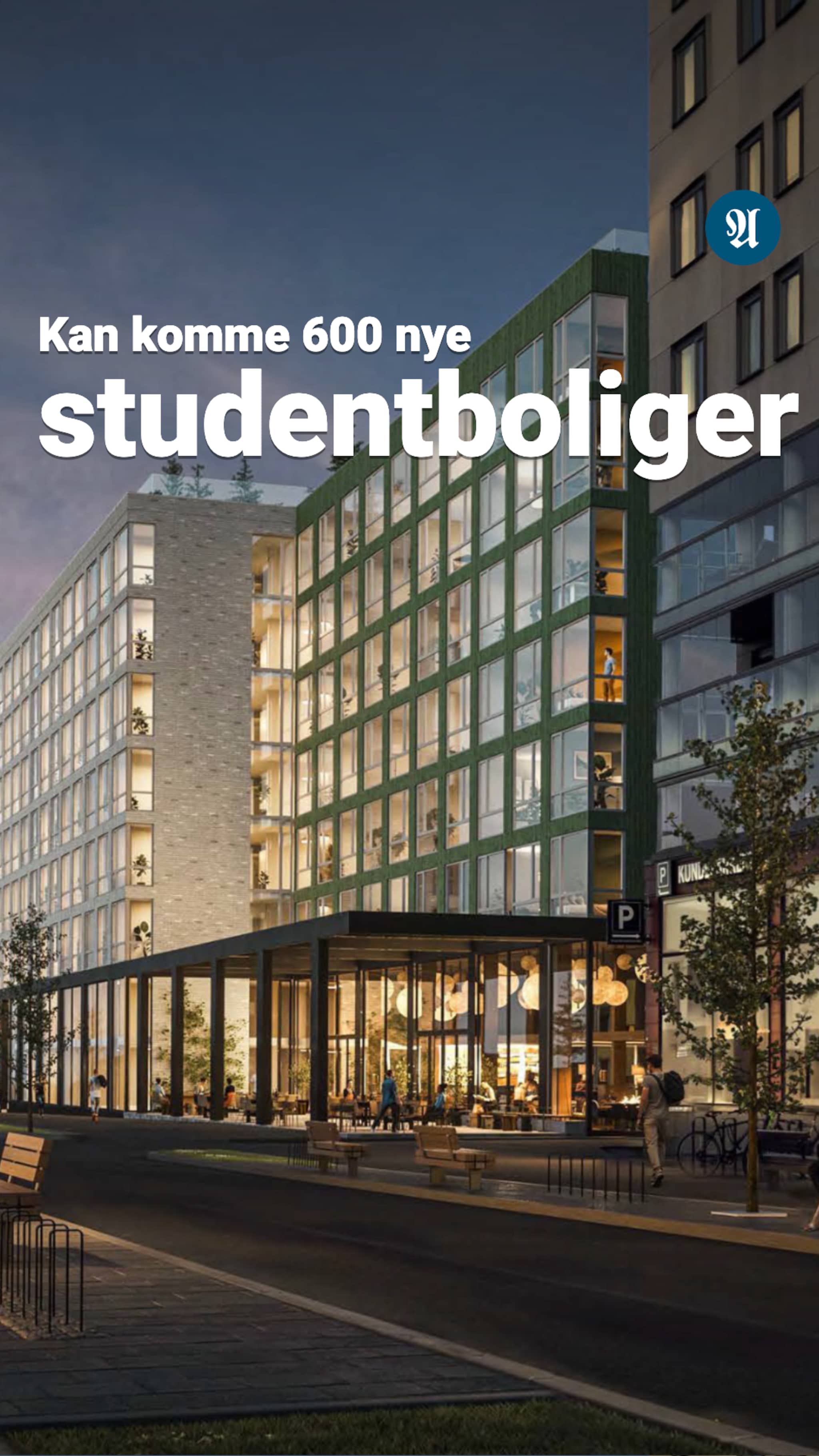 Nytt stor­prosjekt kan gi boliger til 600 unge voksne