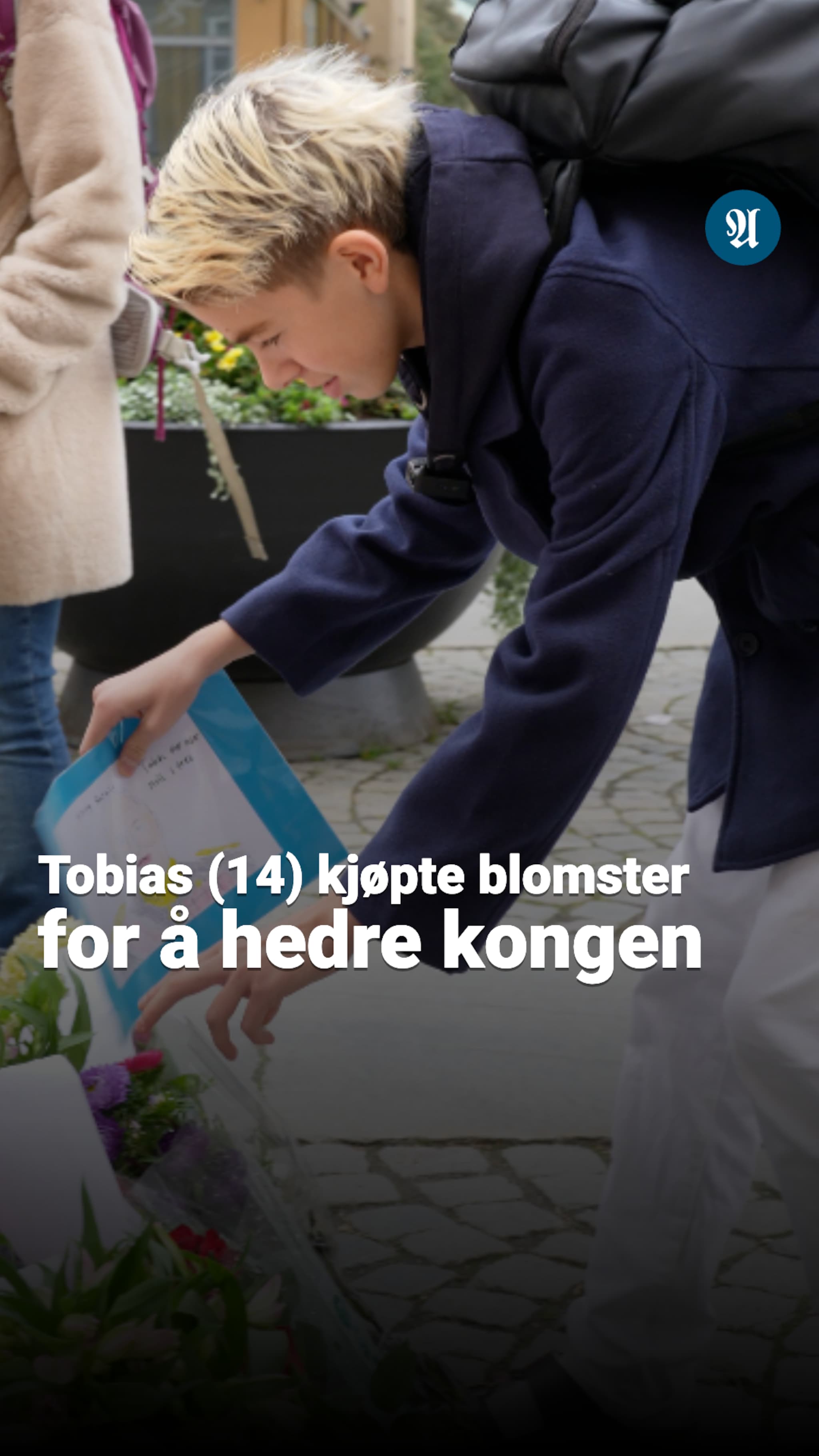 Klassen hedret kongen