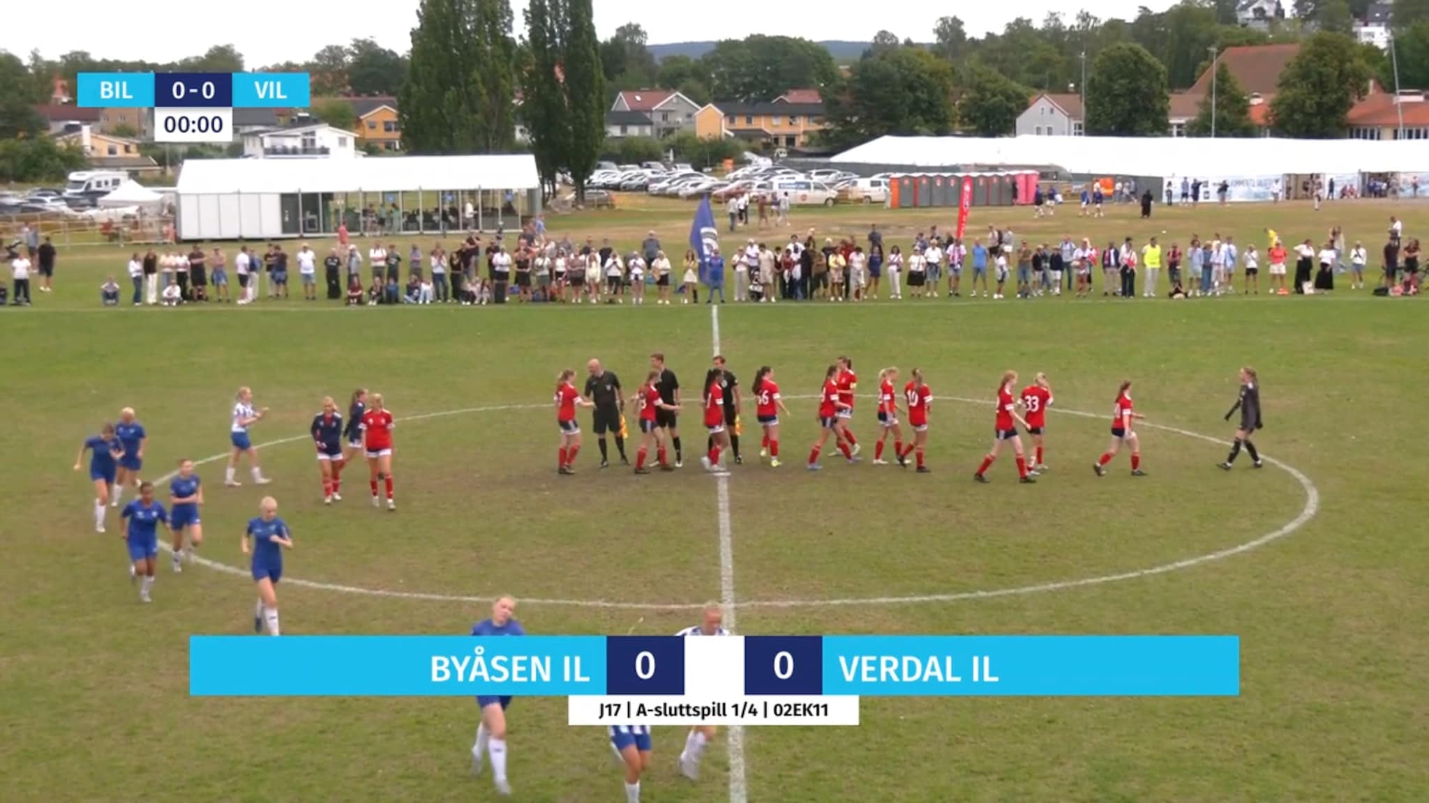 Norway Cup 01.08.2025: Byåsen IL 1 - Verdal IL (6-2)