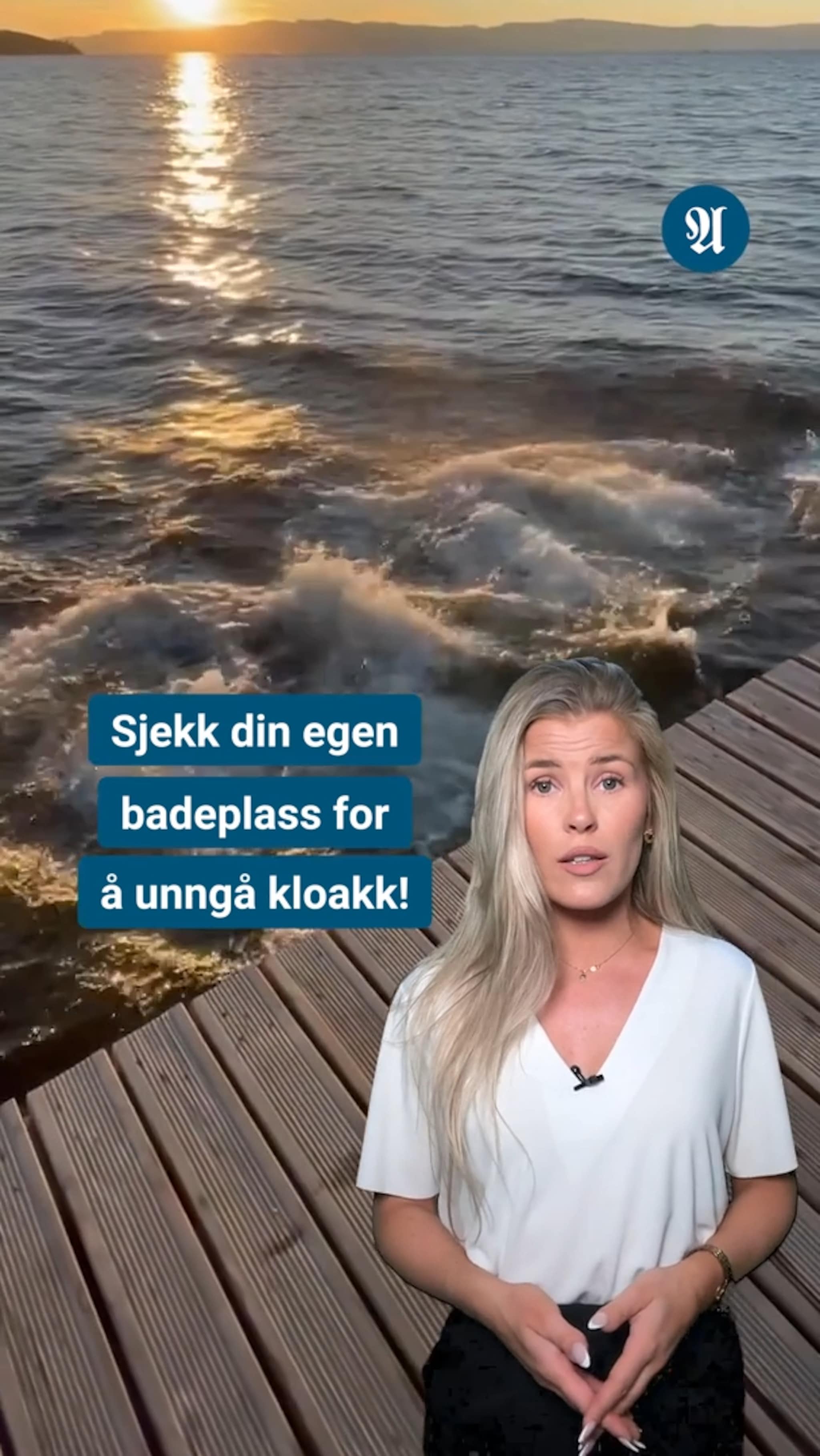 Hundrevis av badeplasser ligger nært et kloakkrør