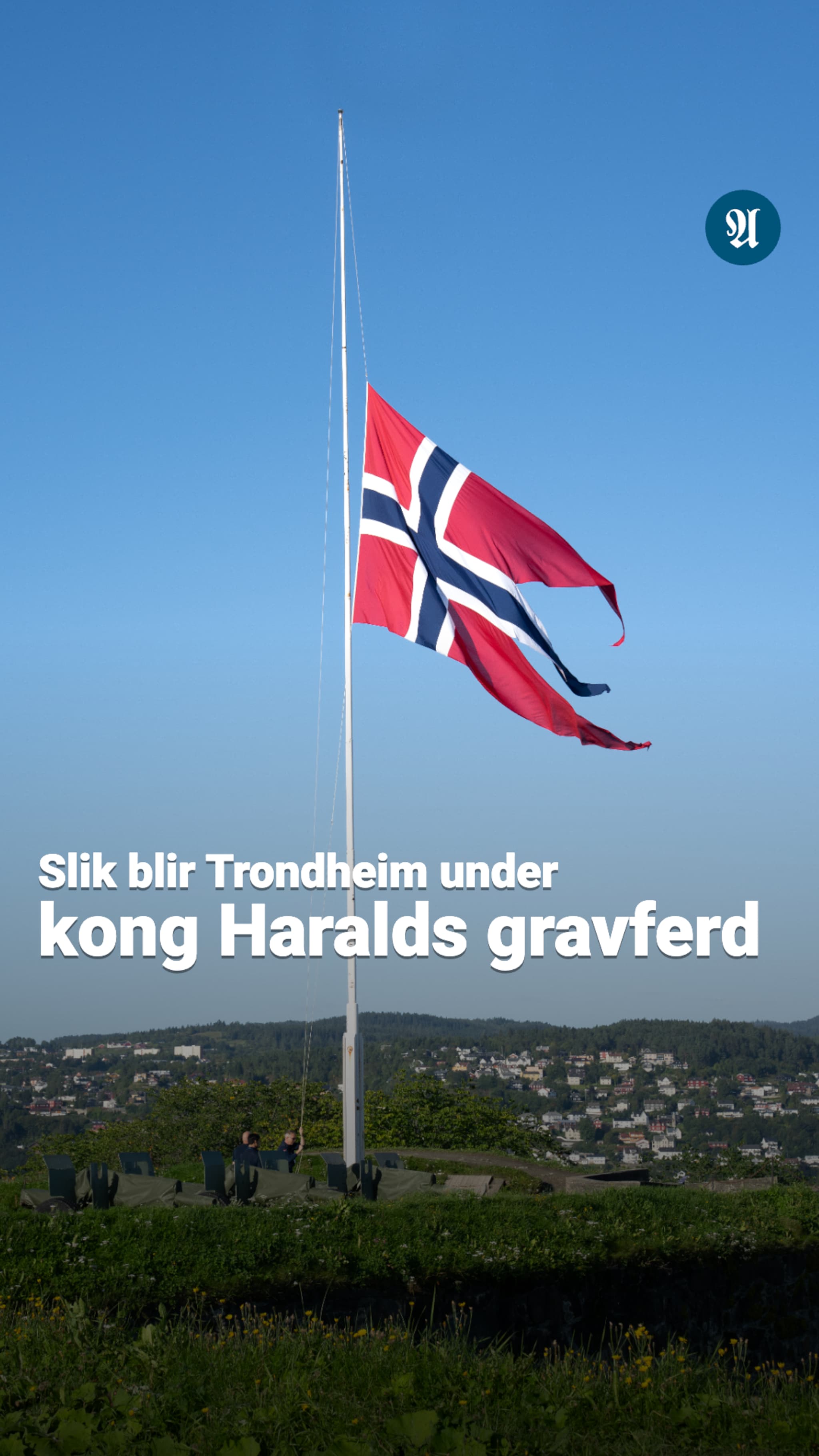 Slik blir Trondheim under kong Haralds gravferd