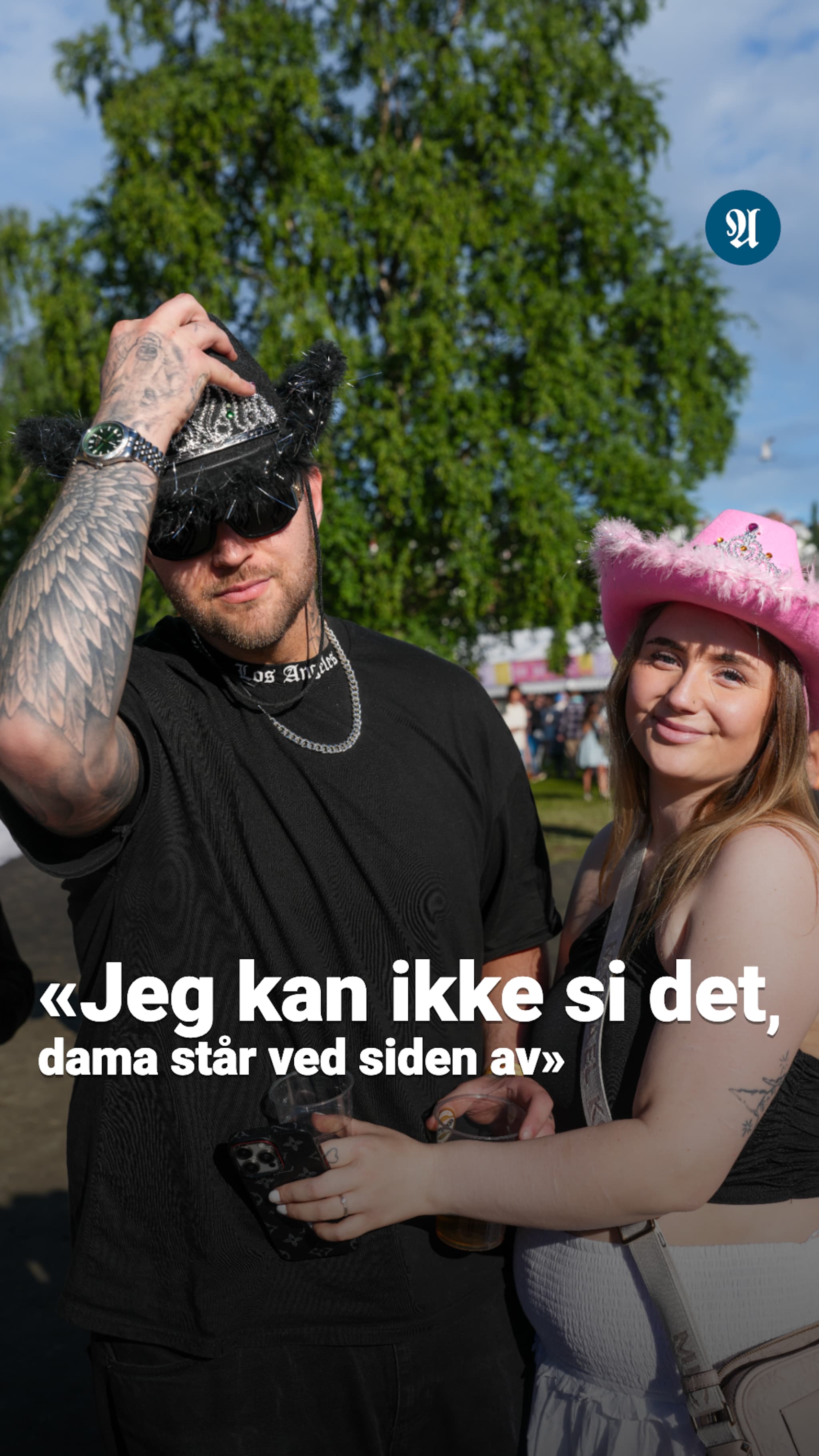- Jeg kan ikke si det, dama står ved siden av