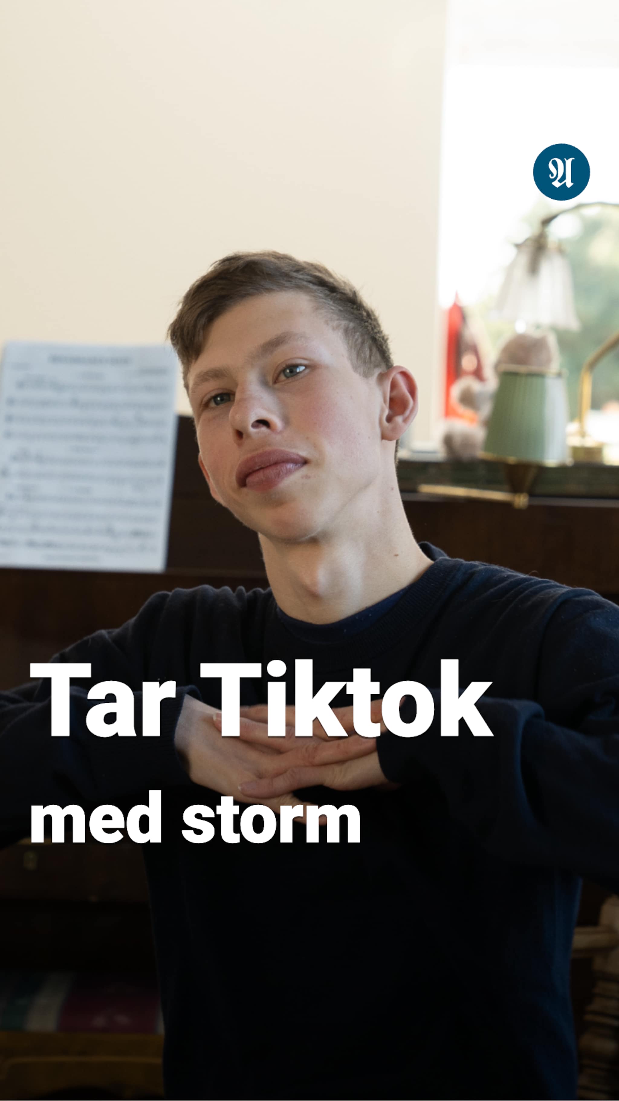 Mathias går viralt på Tiktok