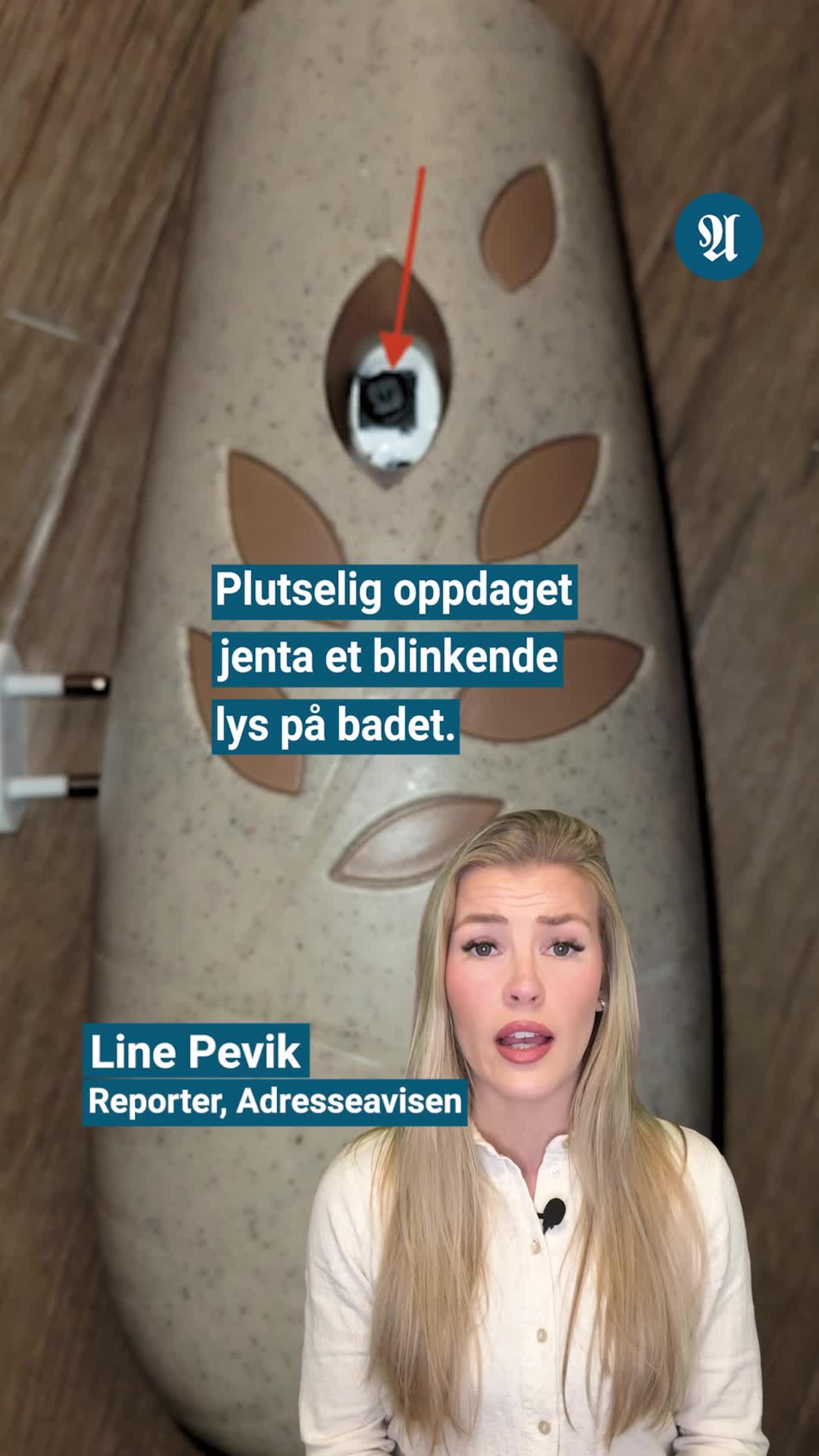 Jente fant skjult kamera på badet