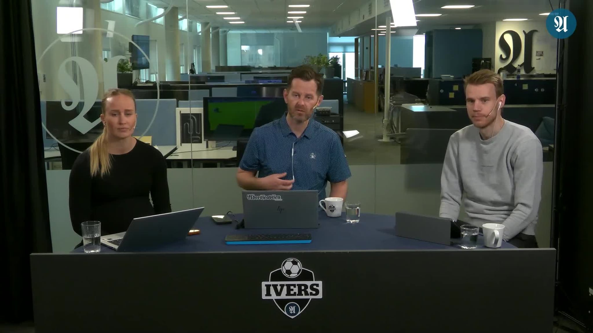 Ivers sendte direkte fra studio, tredje runden i cupen