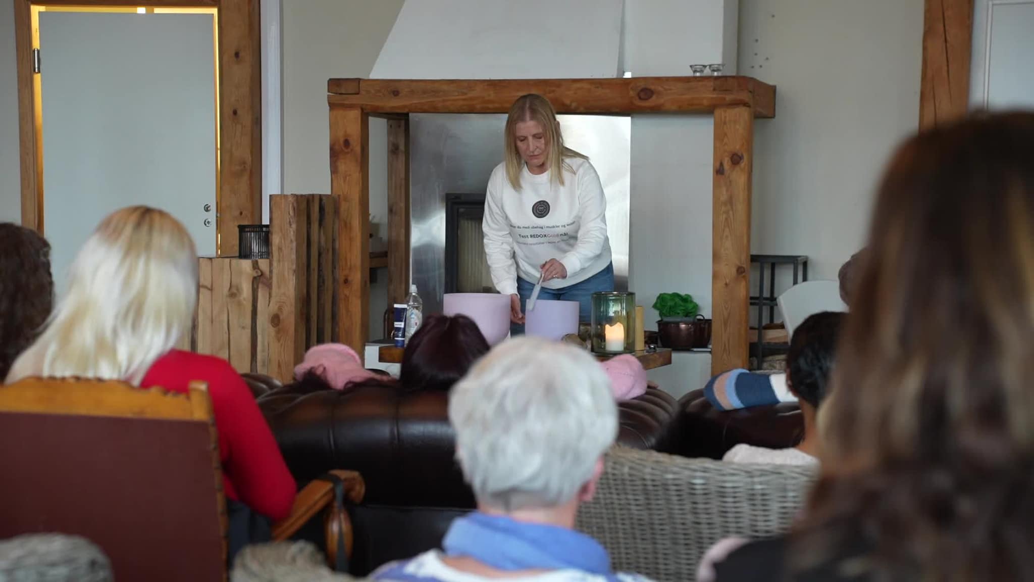 Lydhealing på alternativmesse