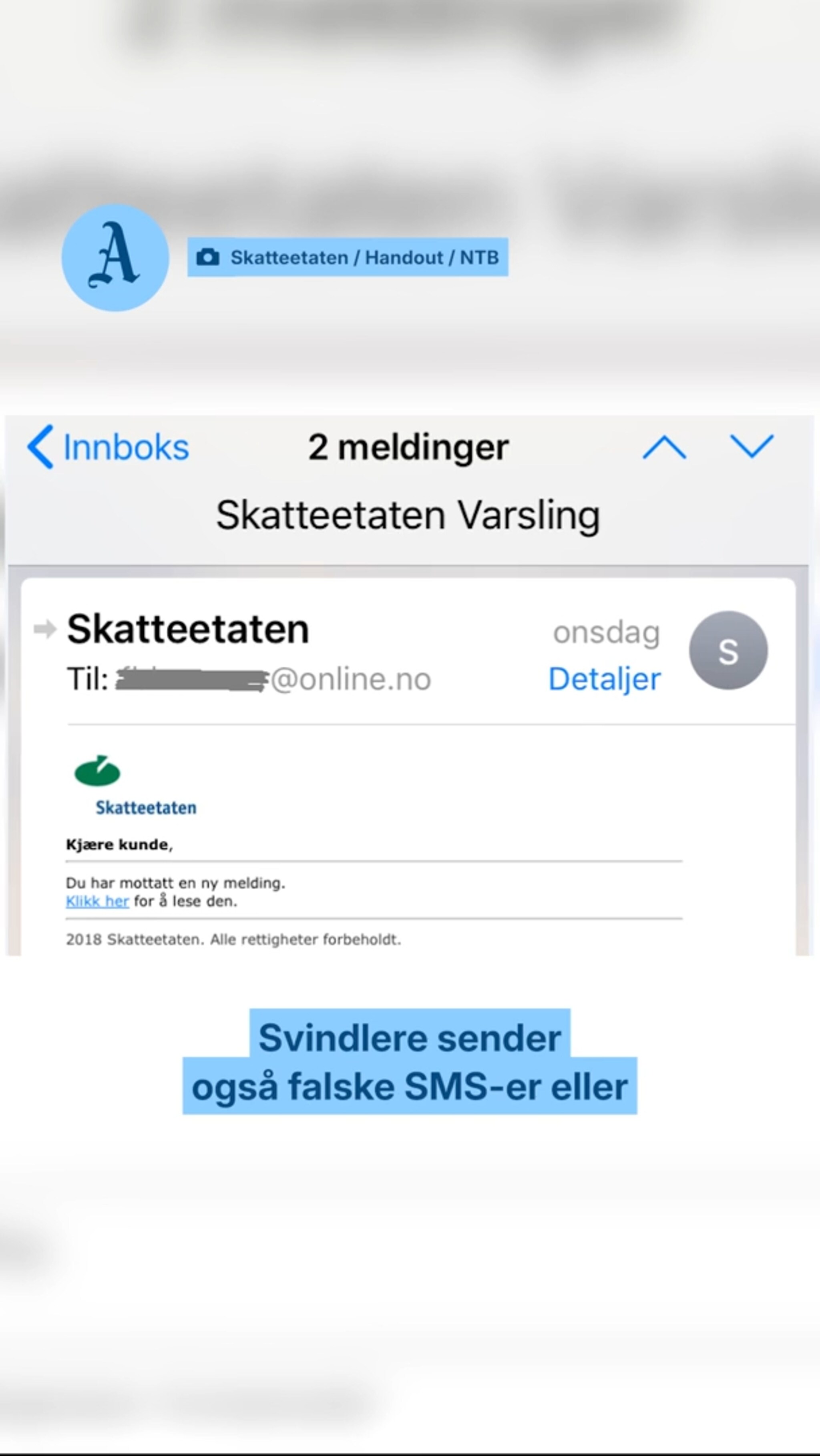 Advarer mot skattesvindel