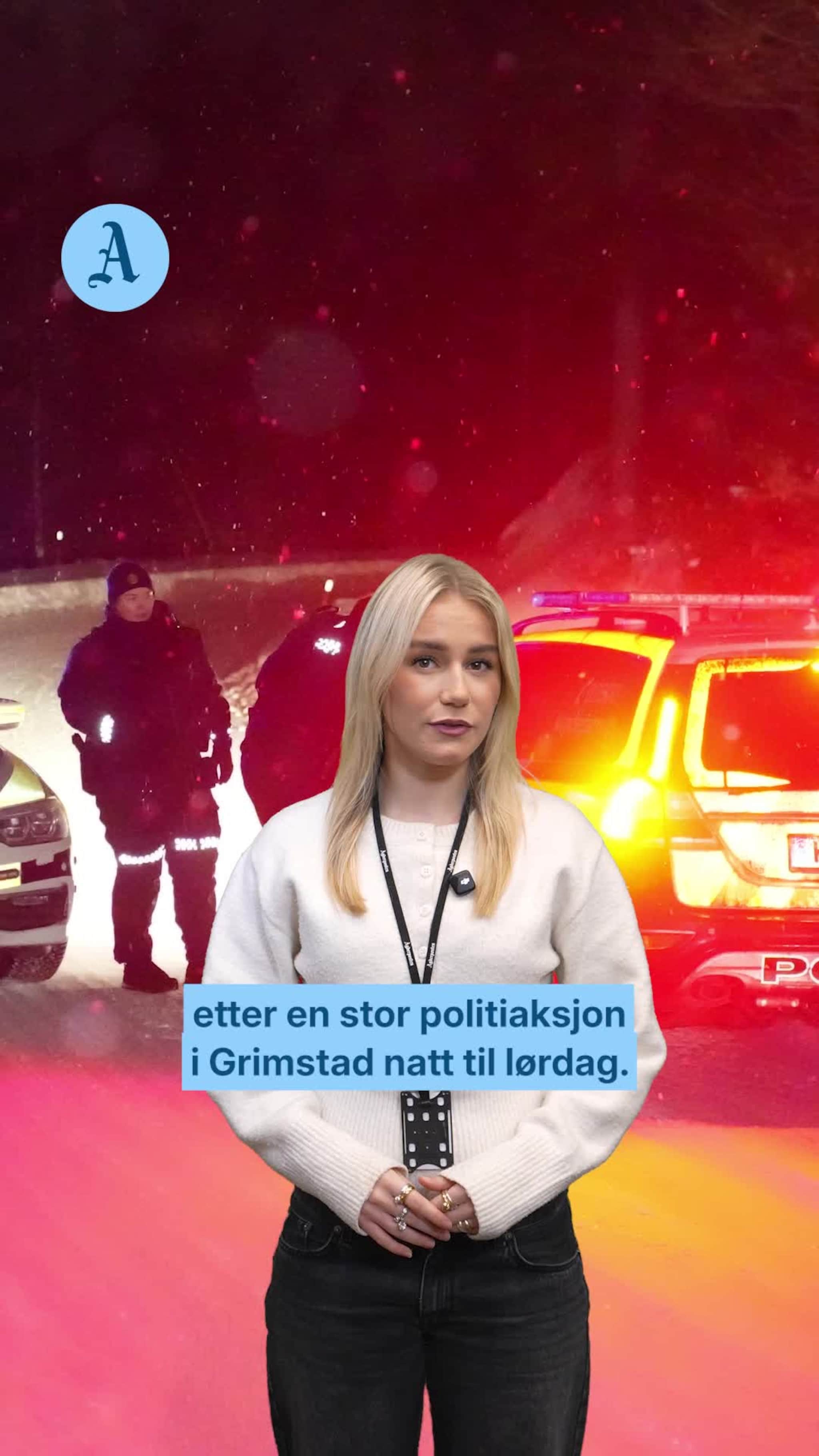 Væpnet politiaksjon i Grimstad