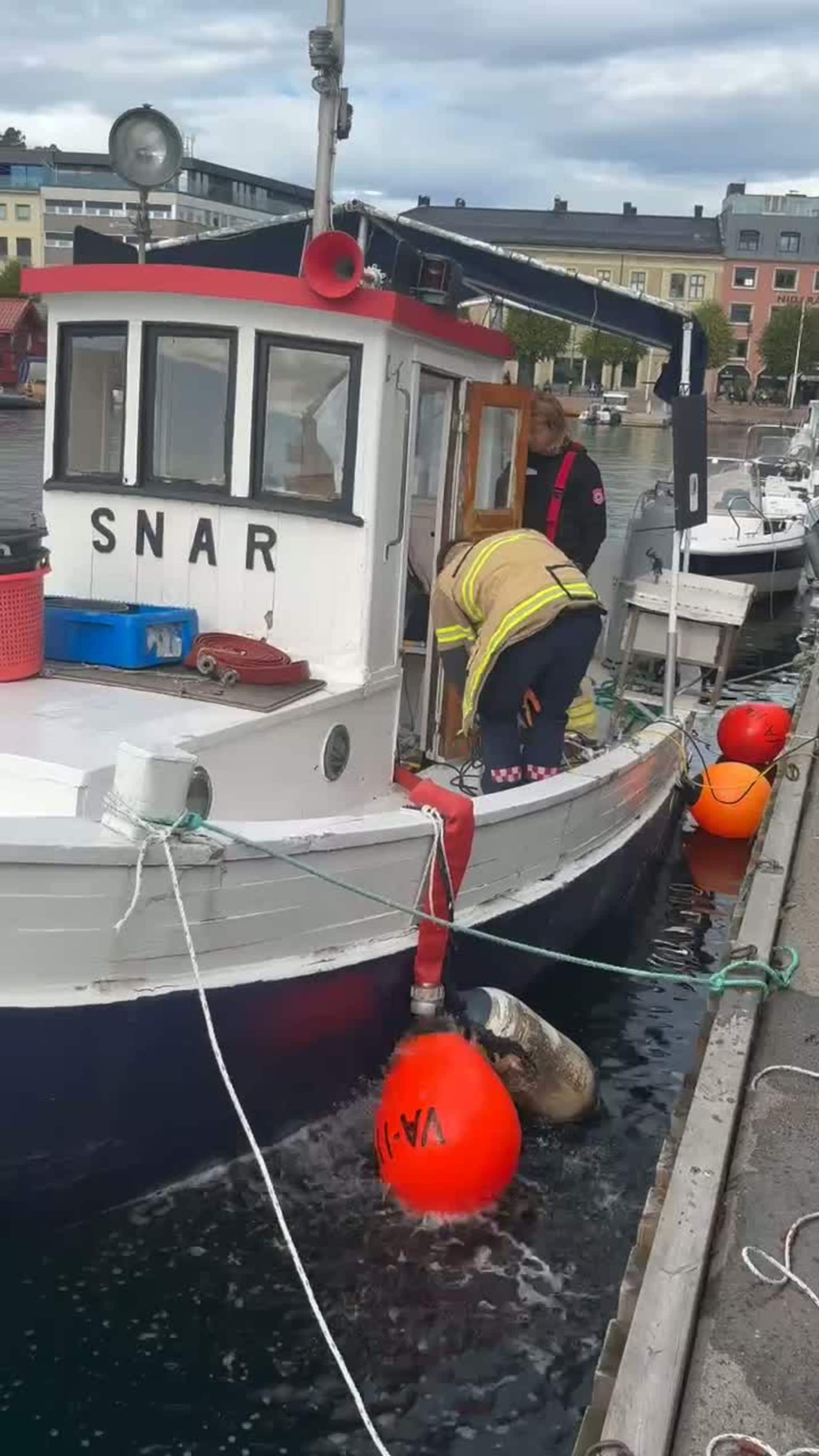 Krabbebåt tok inn vann i Pollen