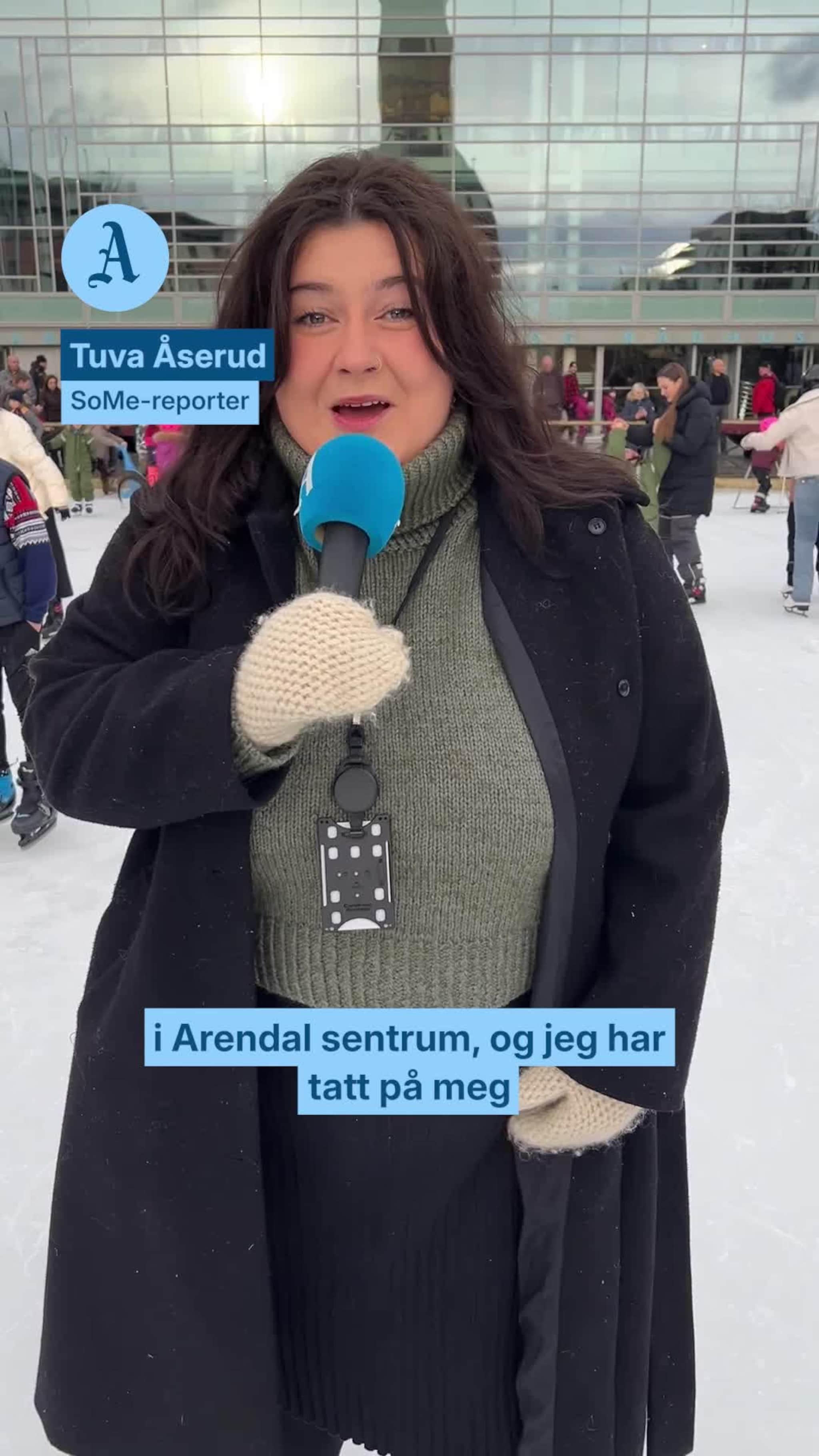 Slik var åpningen av isbanen