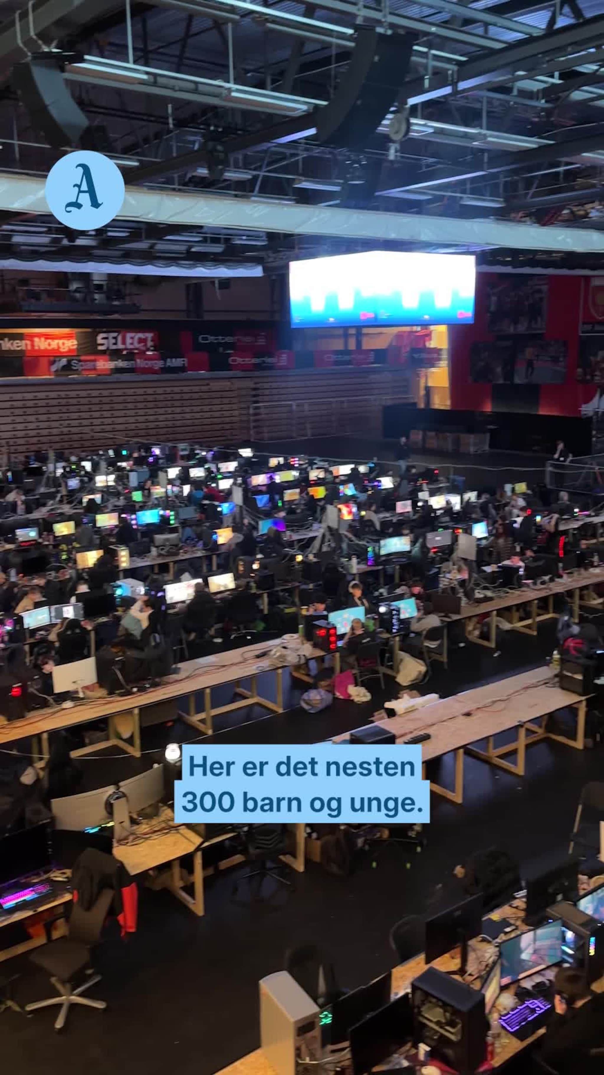 Nesten 300 personer samlet på dataparty