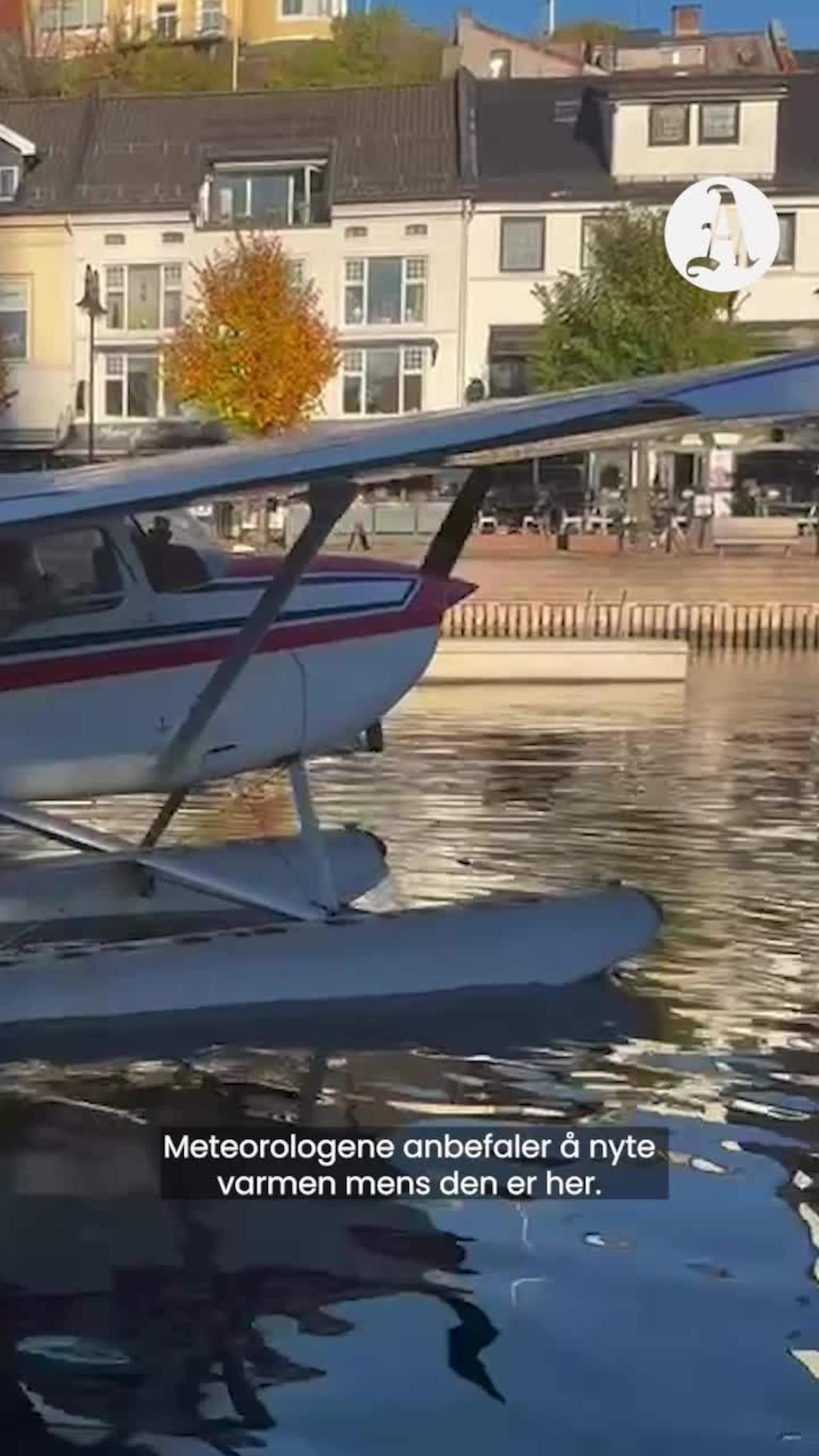 Tok flyet til byen for å spise middag