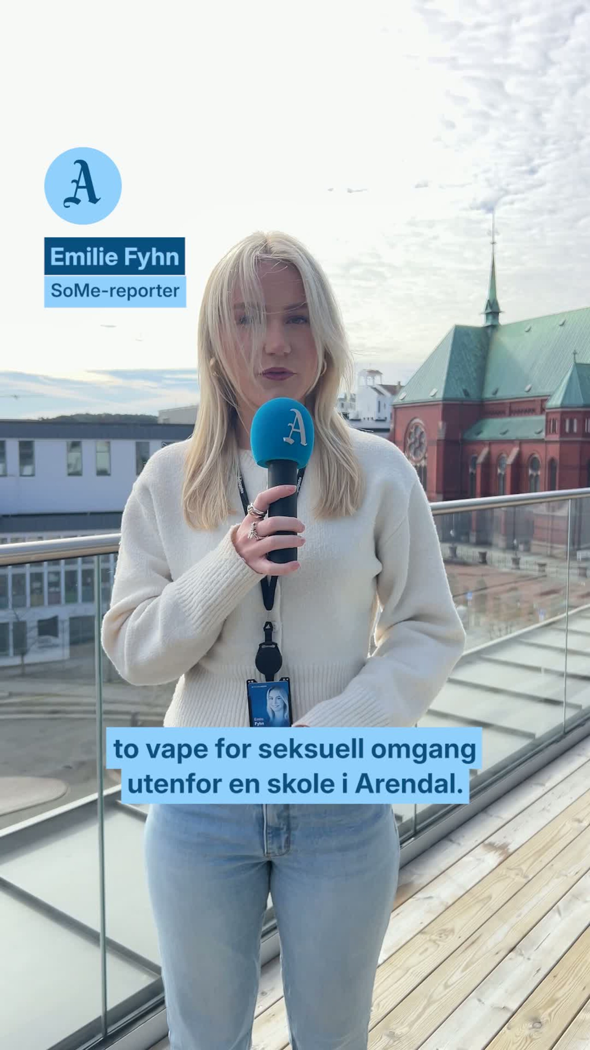 Lokket mindreårig med vape