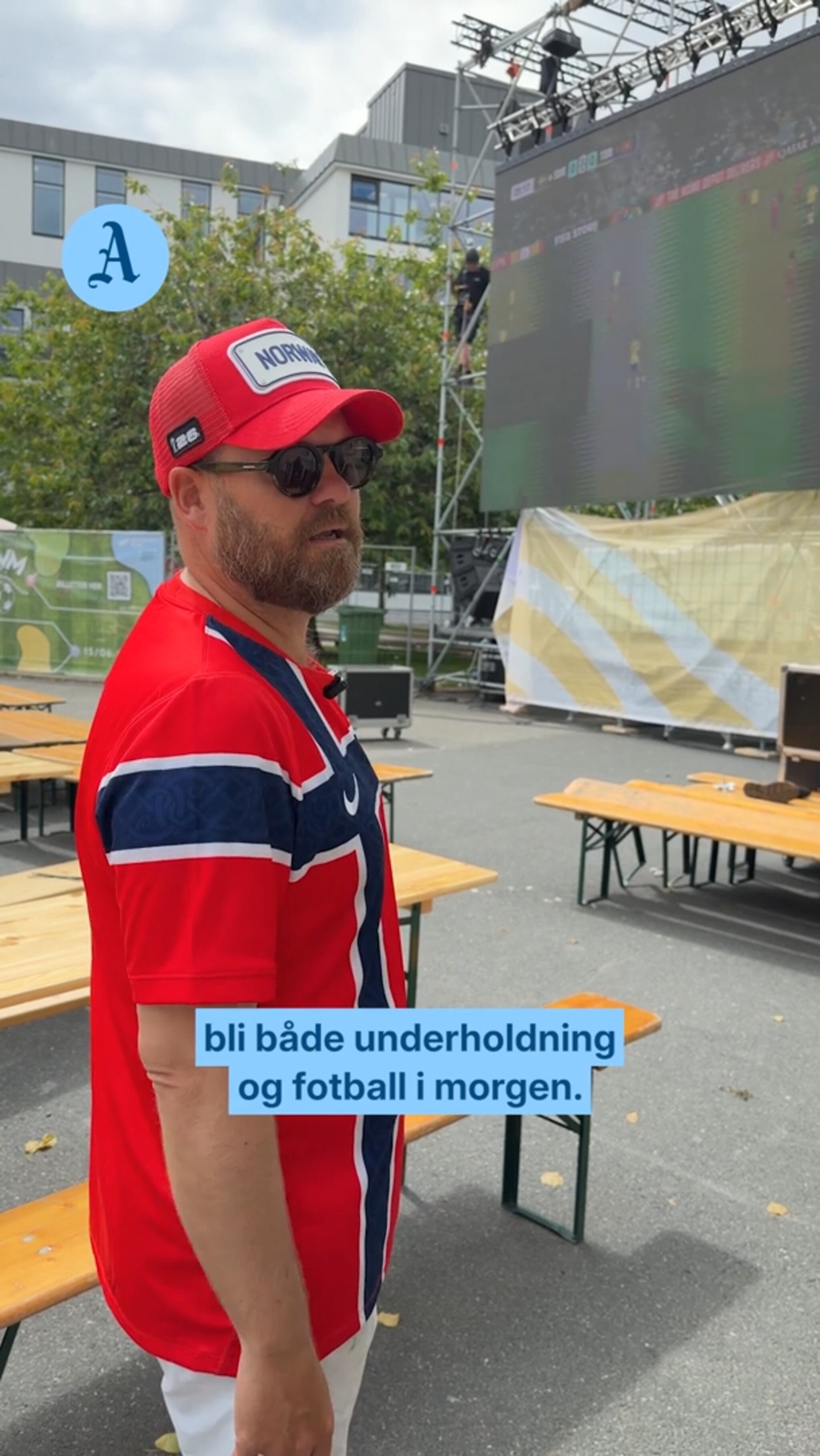 Viser frem VM-området