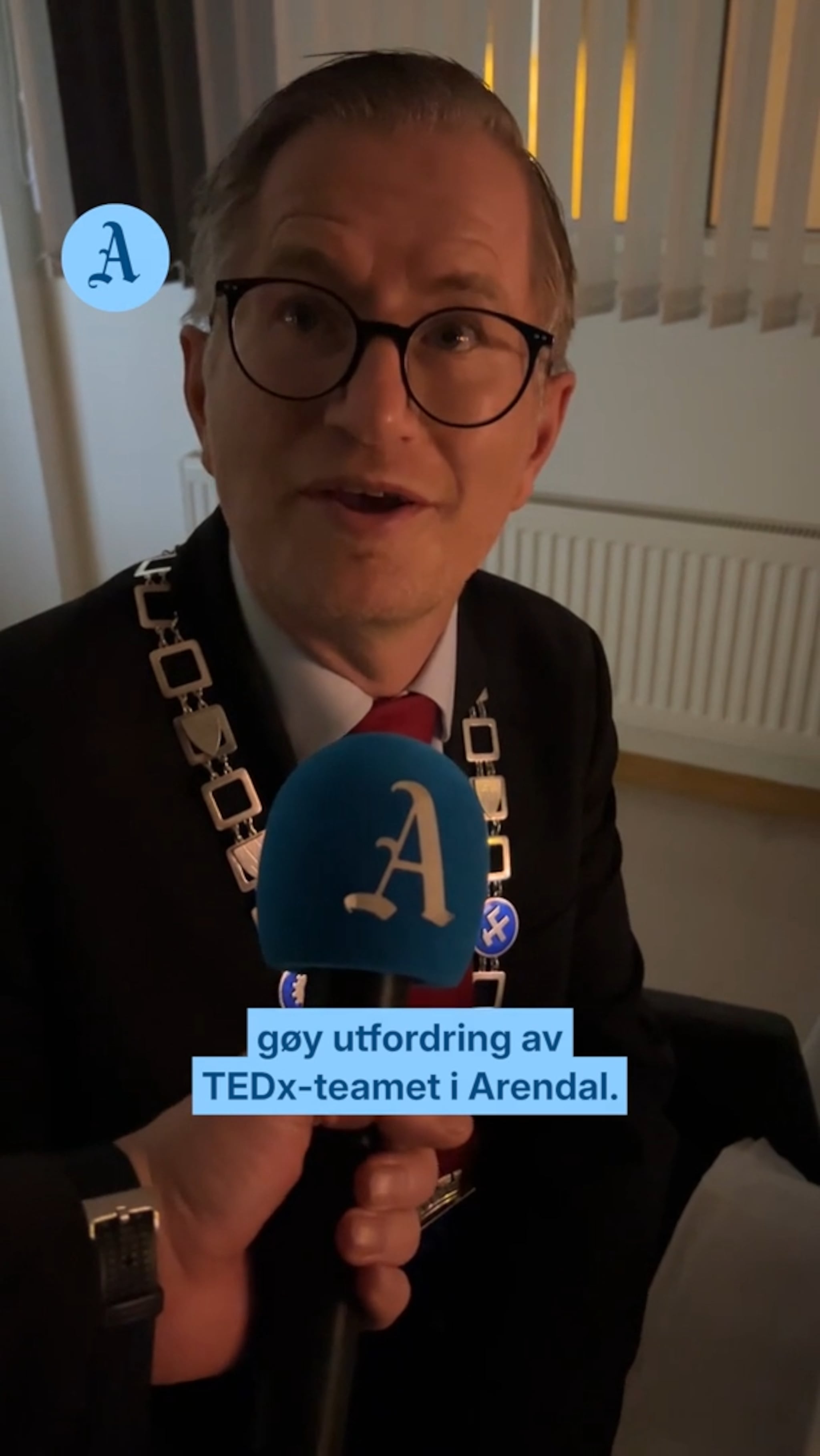 Overrasket gjestene på kontoret