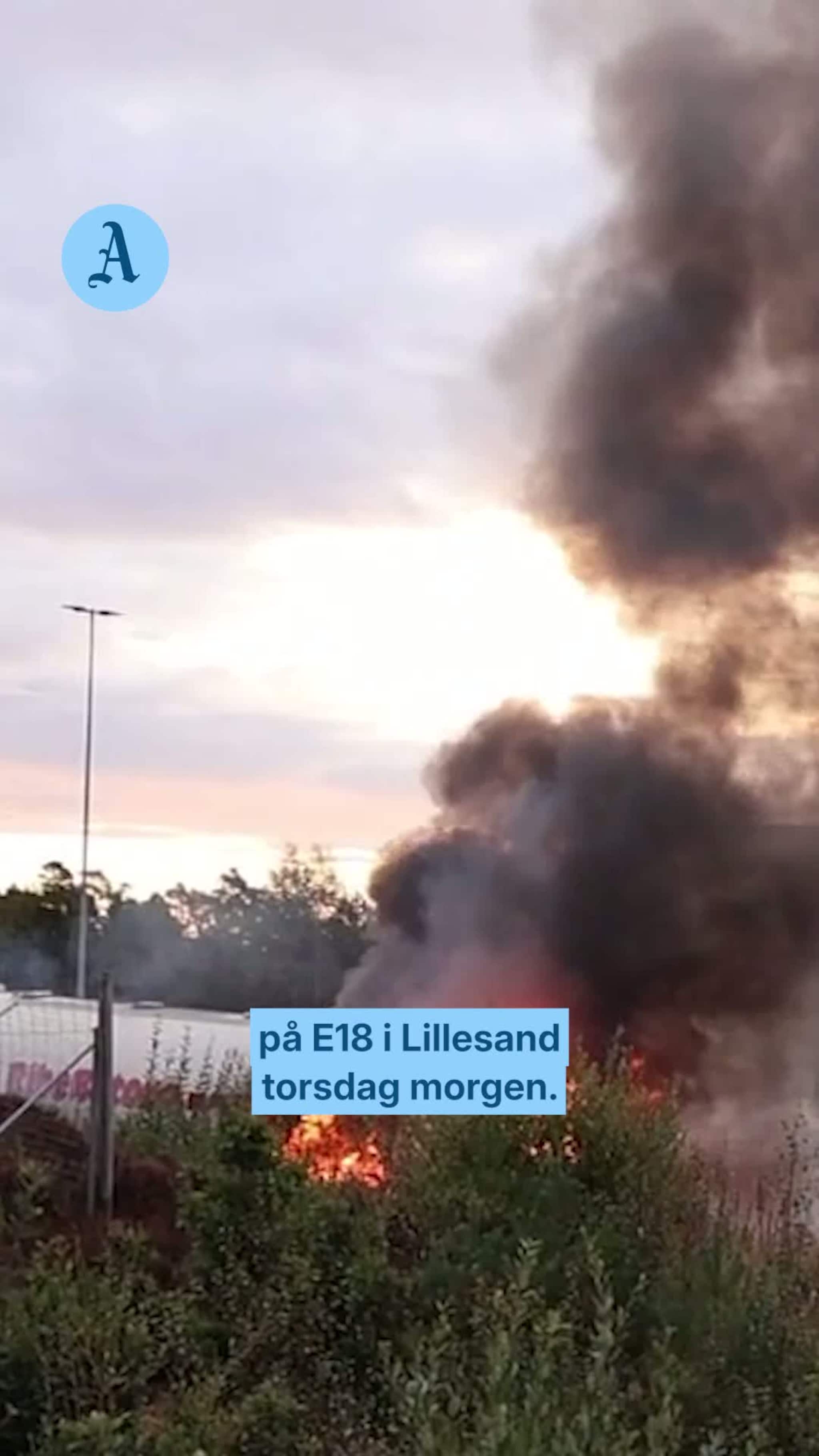 Totalskadet etter brann