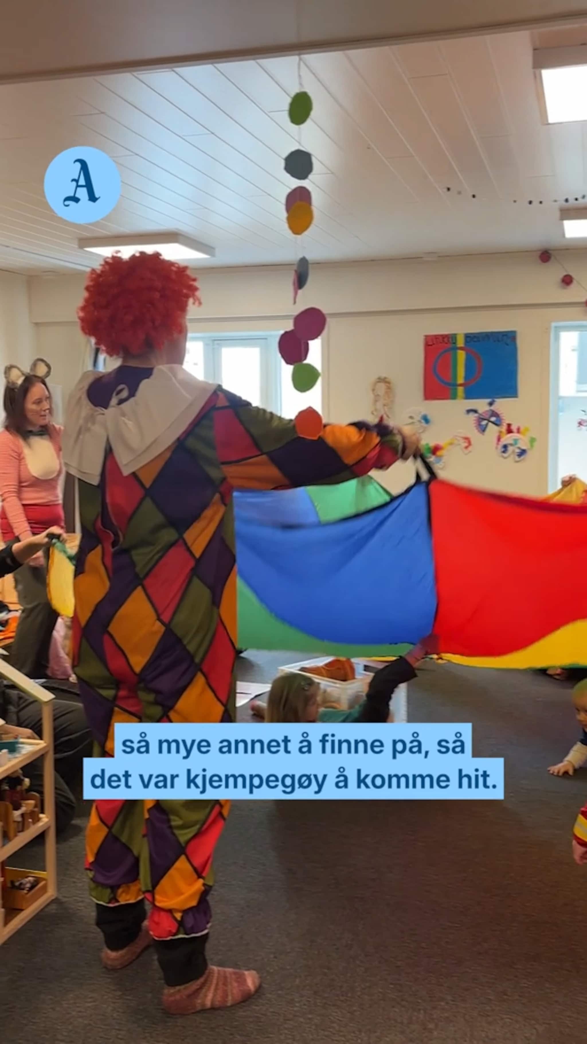 Feiret karneval i Åpen barnehage