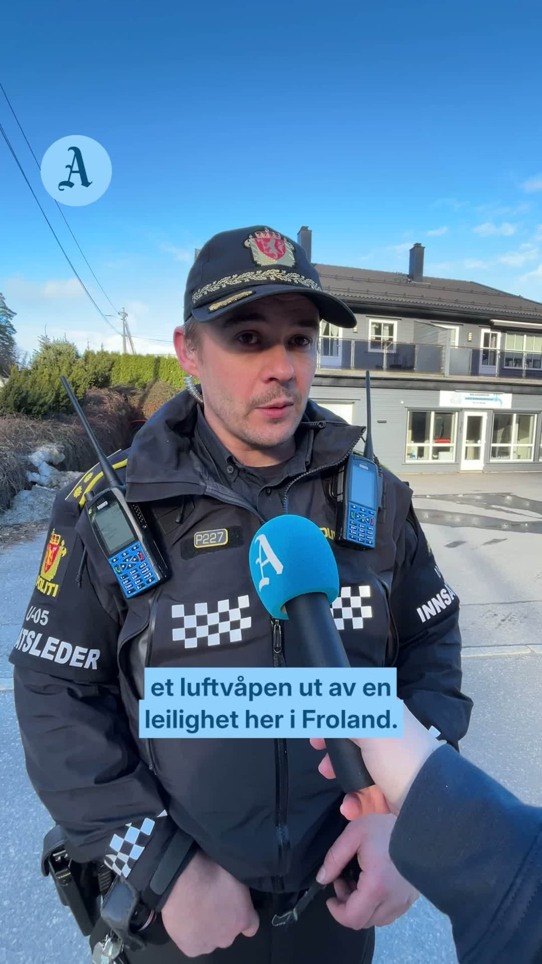 Væpnet aksjon i Froland