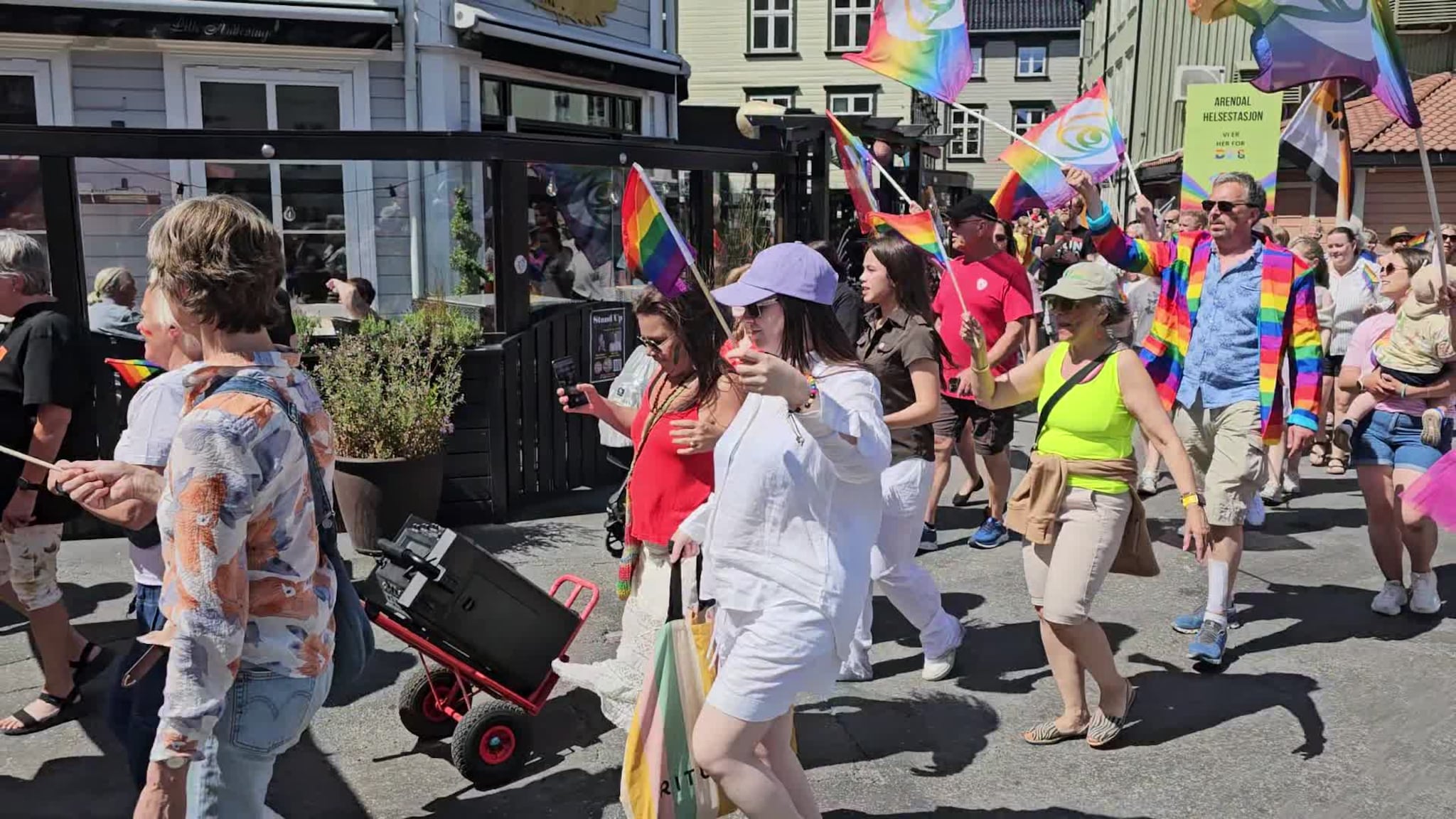Pride parade i Arendal