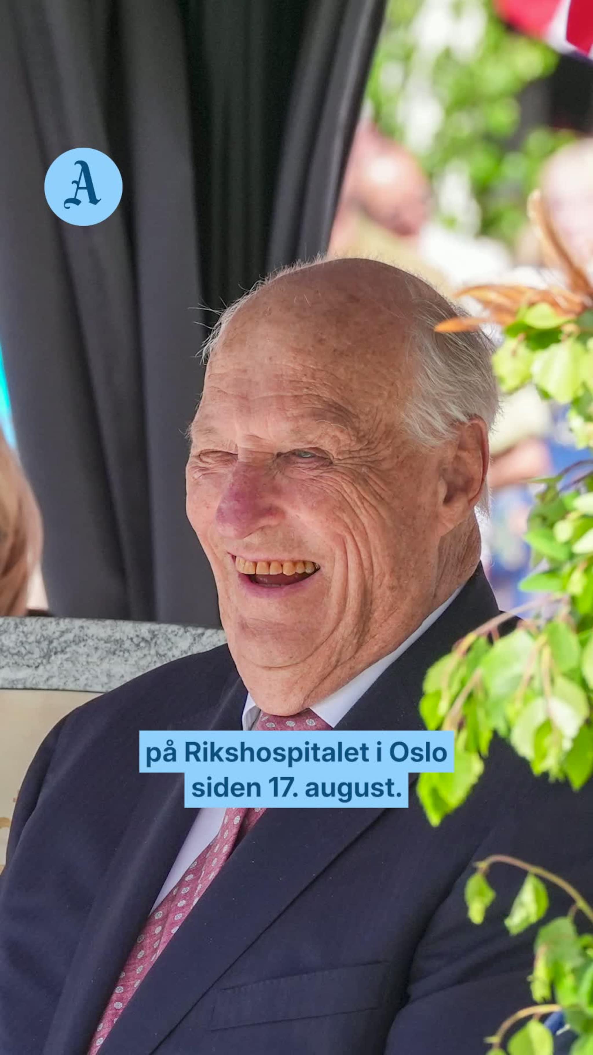 Kong Harald er død