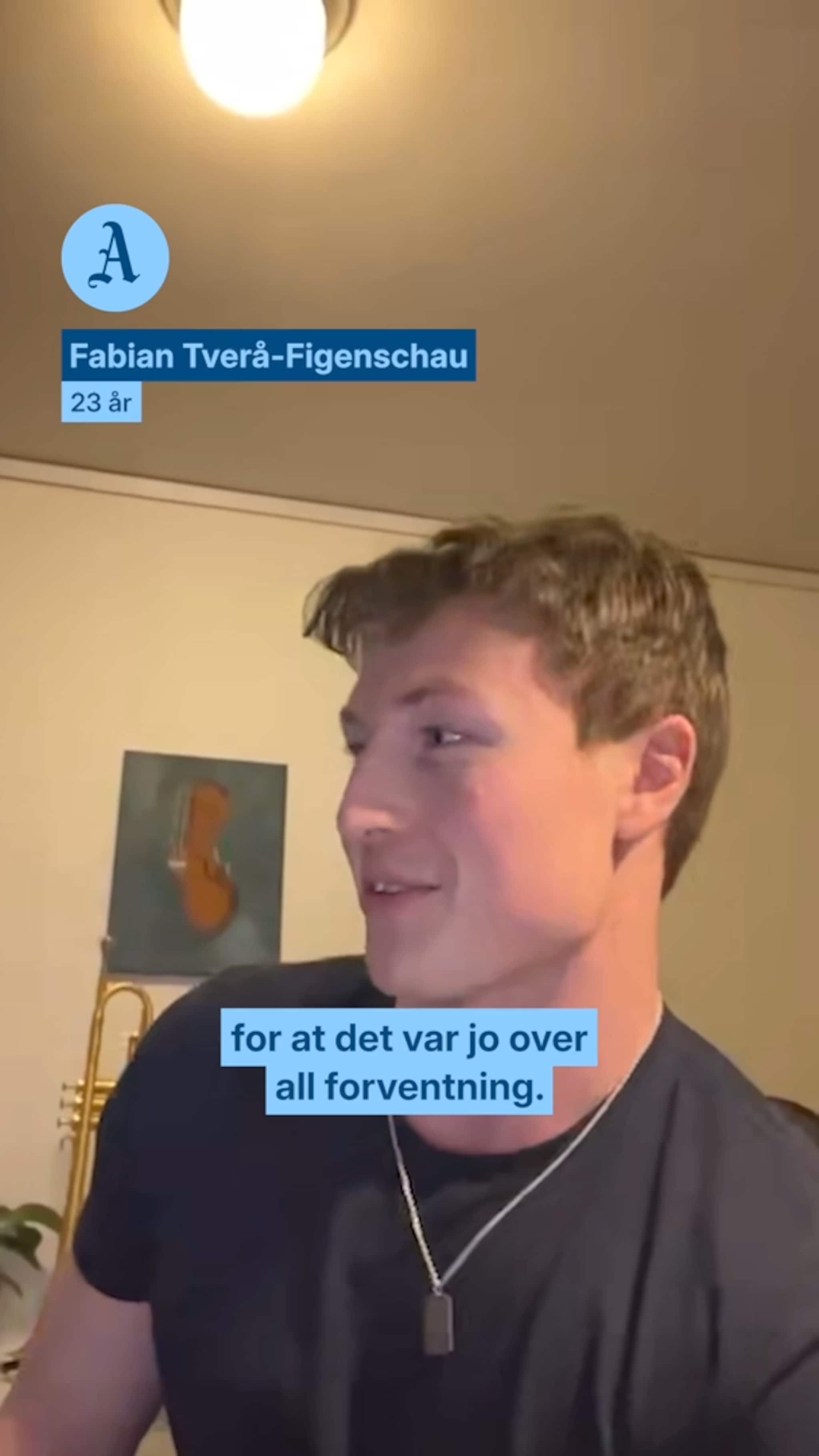 Fabian (23) går viralt på TikTok