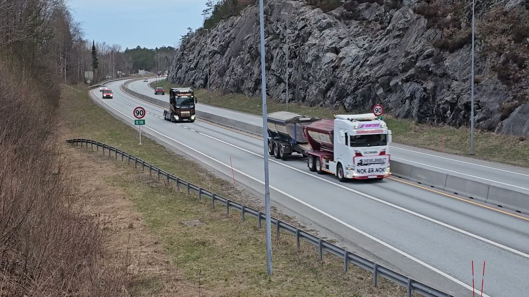 På vei med dieselbrølet 