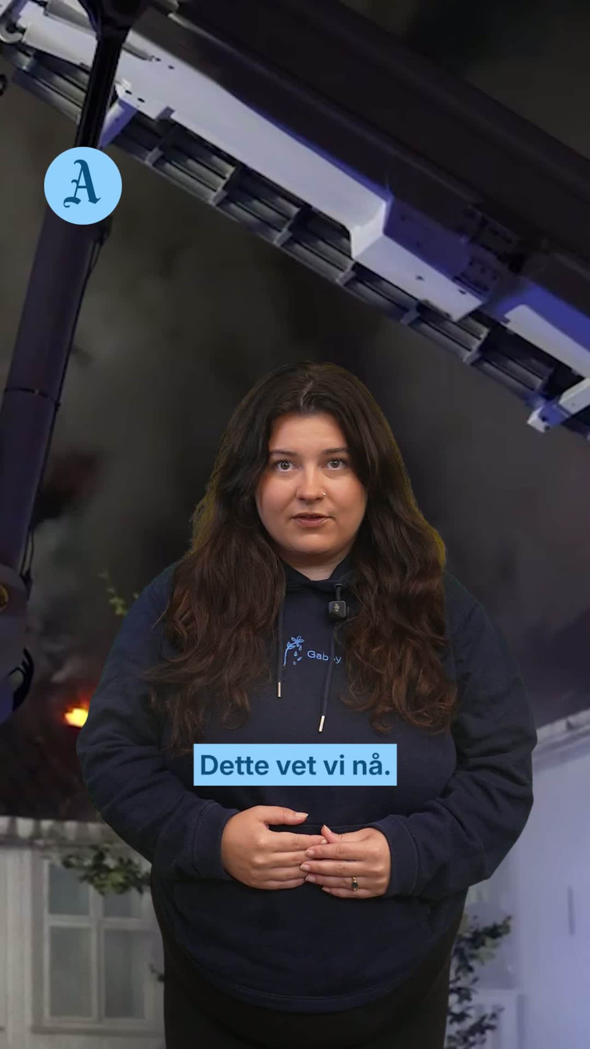 Bygg totalskadd etter brann