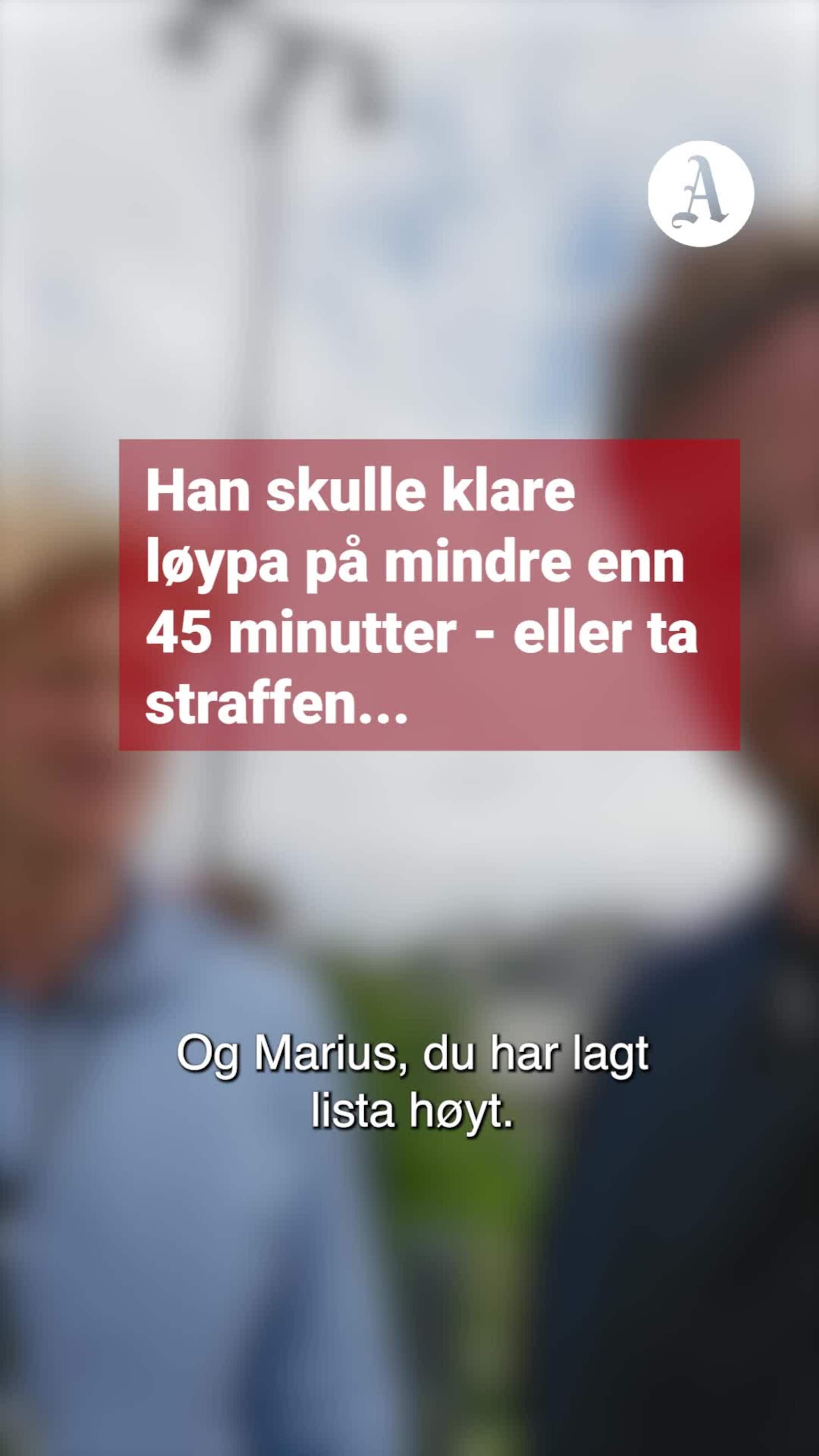 Marius tar straffen