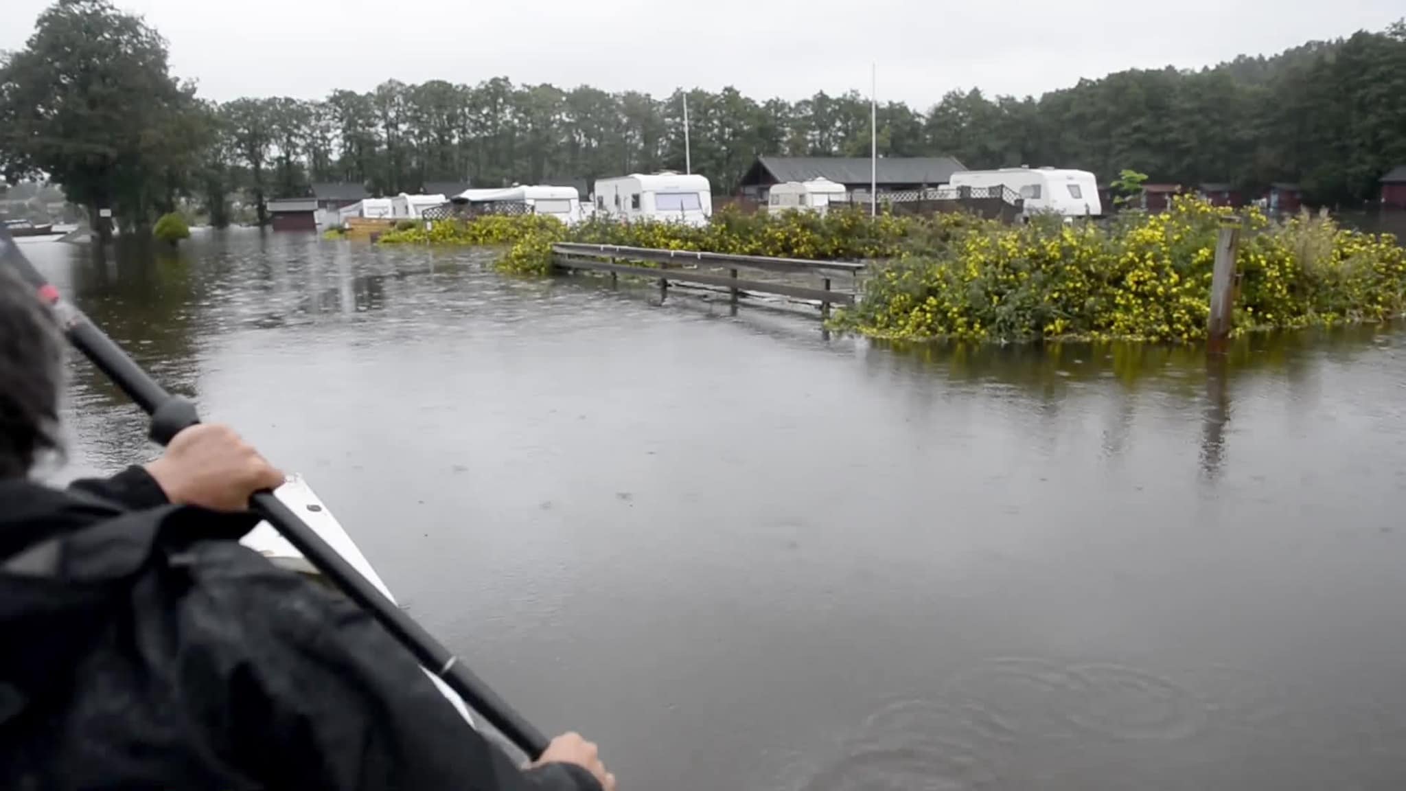 Padlet på campingplass