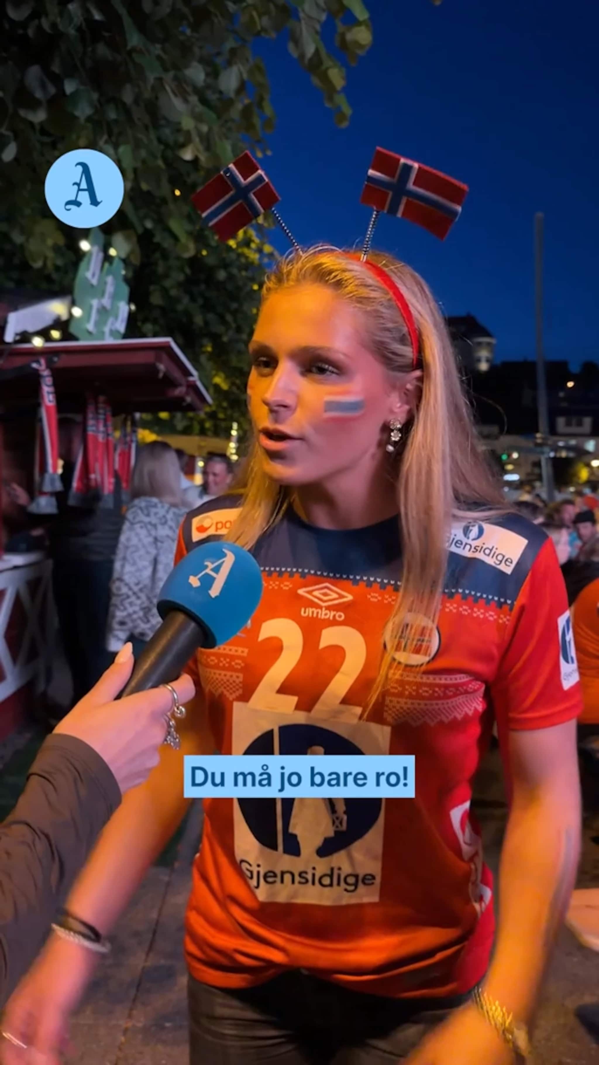 – Du må jo bare ro