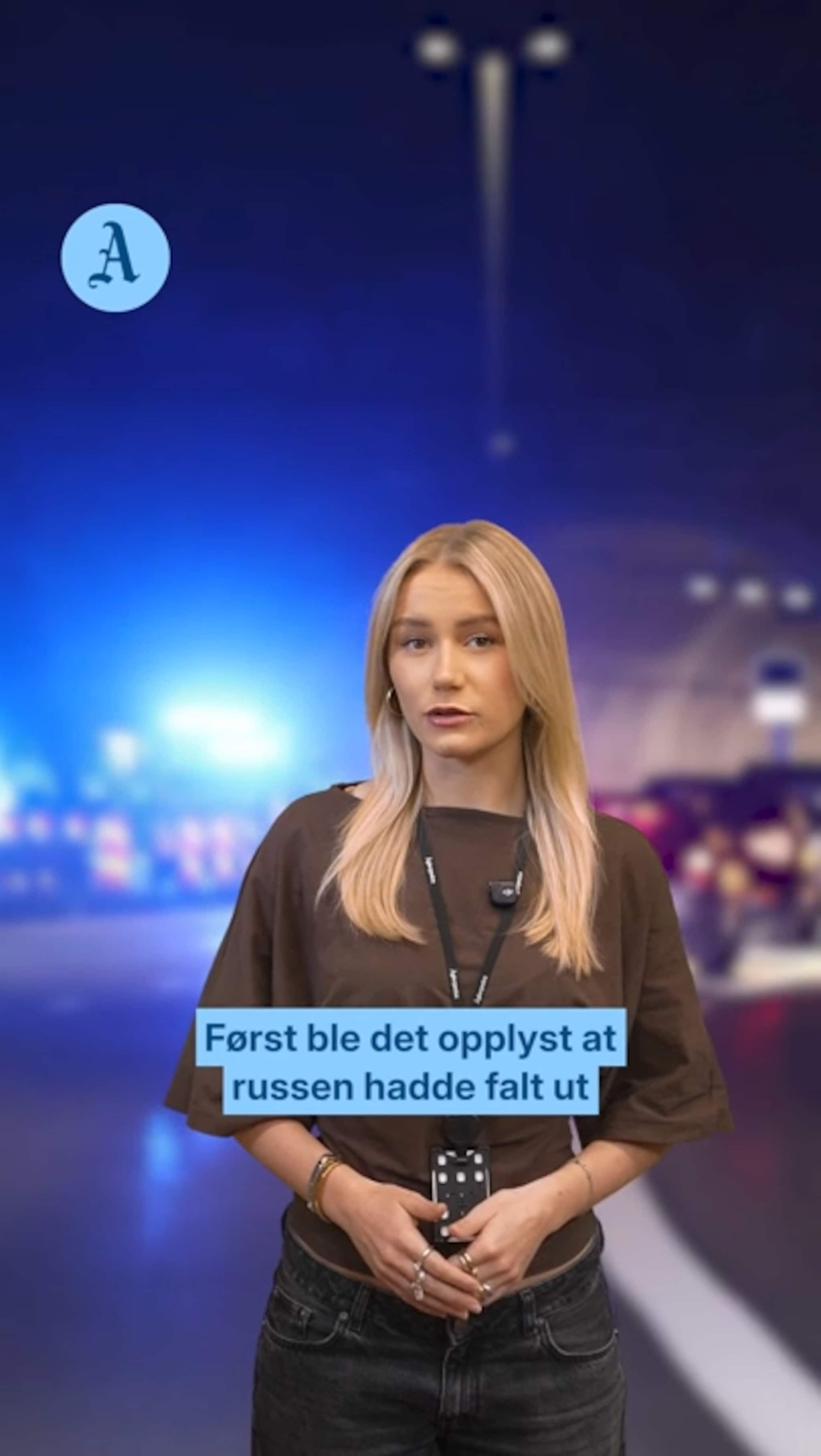 Falt ut av buss i 100-sonen