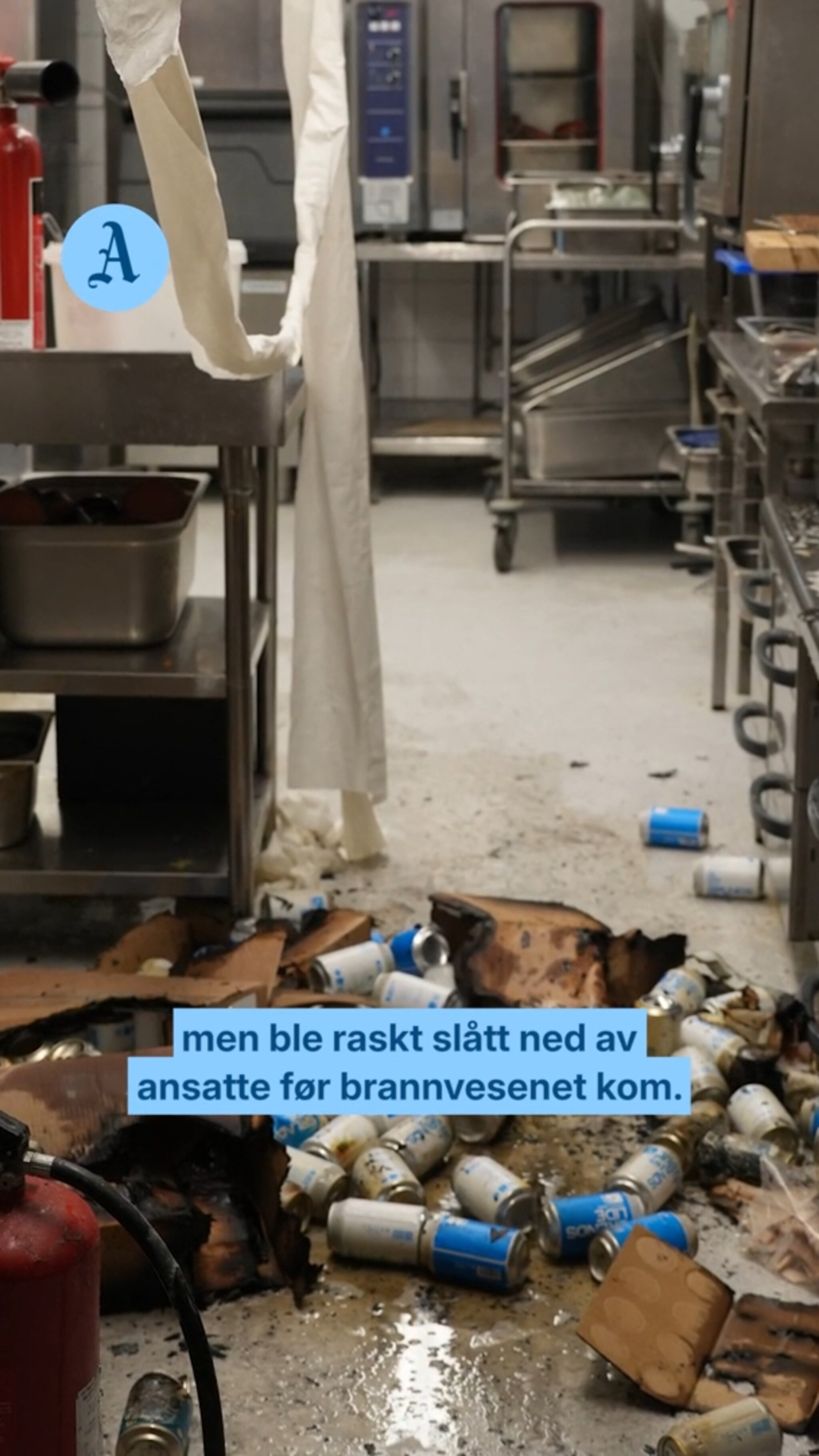 Pågrepet etter brann