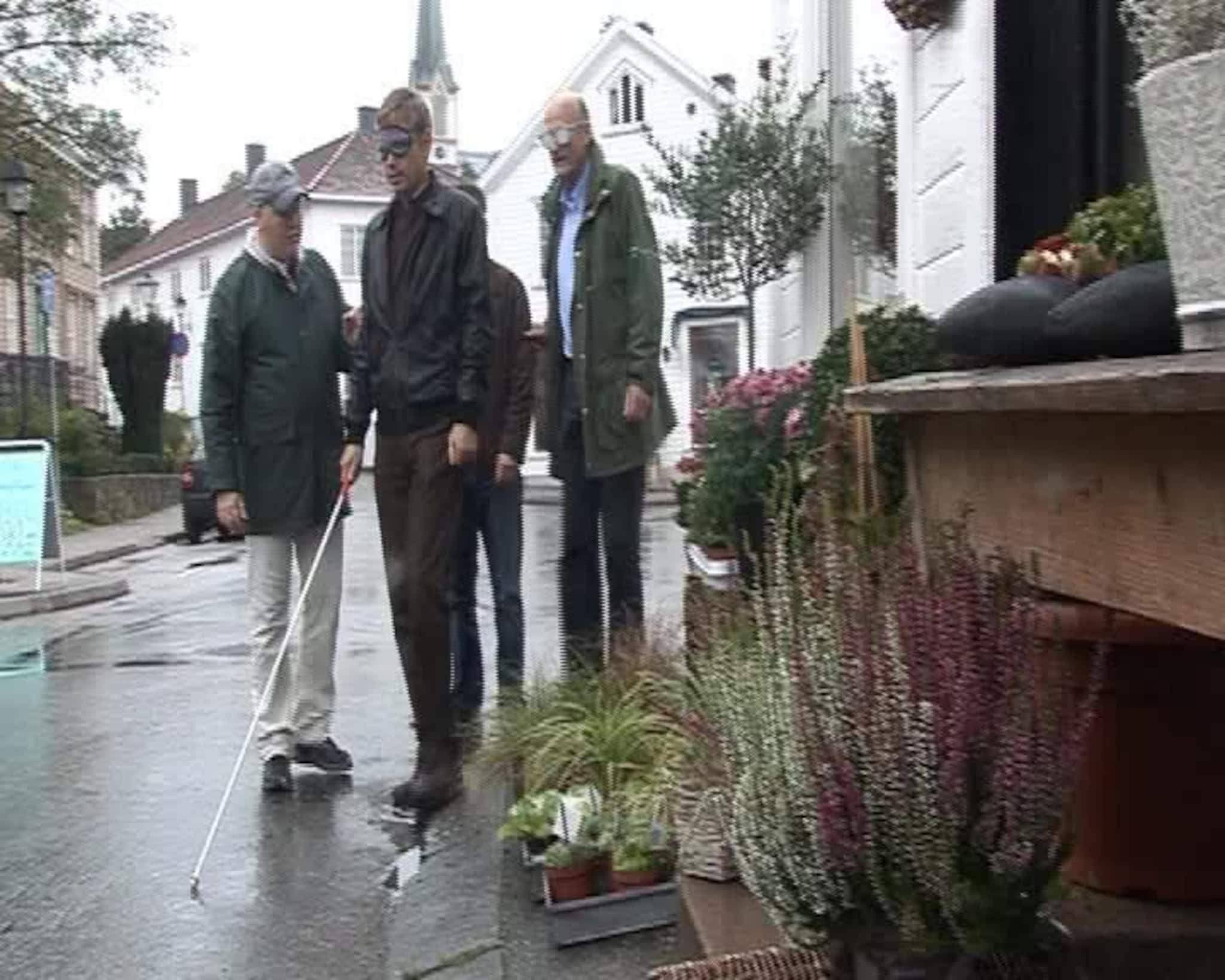 Utfordret til å prøve blinde-byen