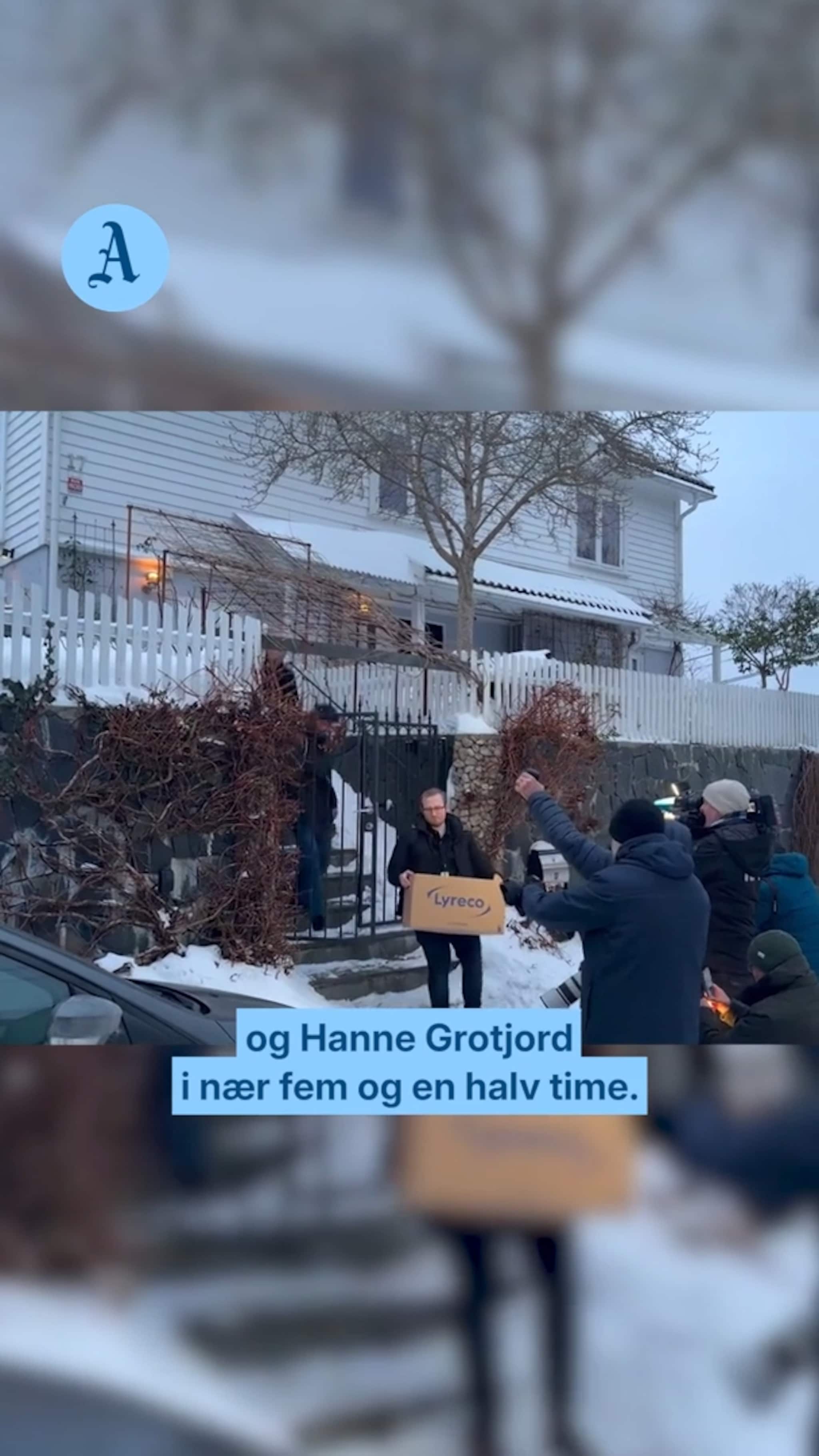 Tok beslag fra Jagland-bolig